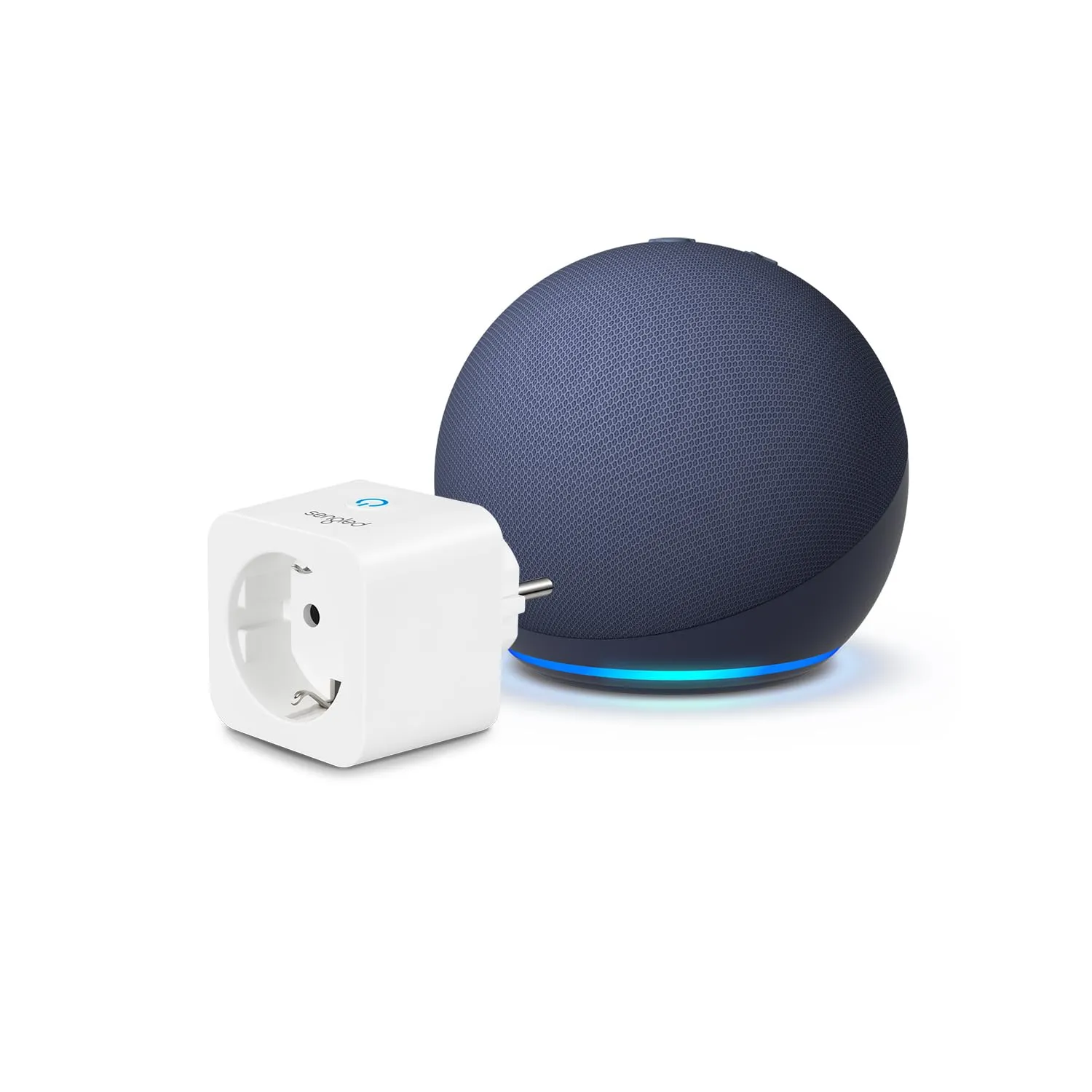 Echo Dot (5ª generazione) | Blu notte + Sengled Smart Plug, compatibile con Alexa - Kit di base per Casa Intelligente