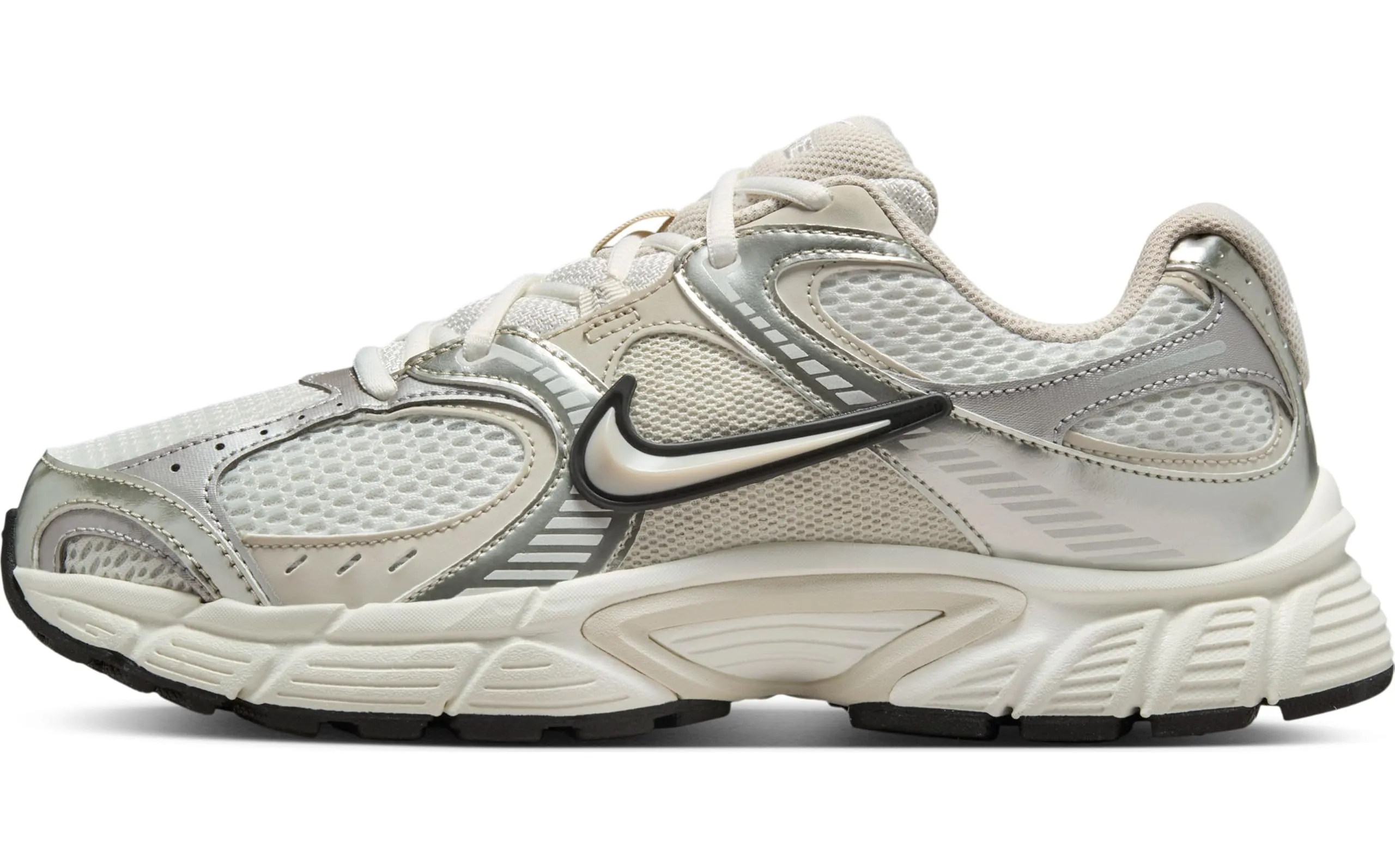 Nike V5 RNR Schuh für Damen, Scarpa Donna, Summit White Sail-Corda Nera, Colore: Marrone Chiaro, 43 EU