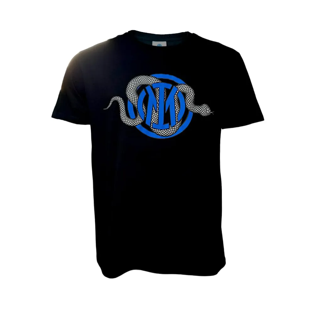 Inter T-Shirt Snake Logo Nera
