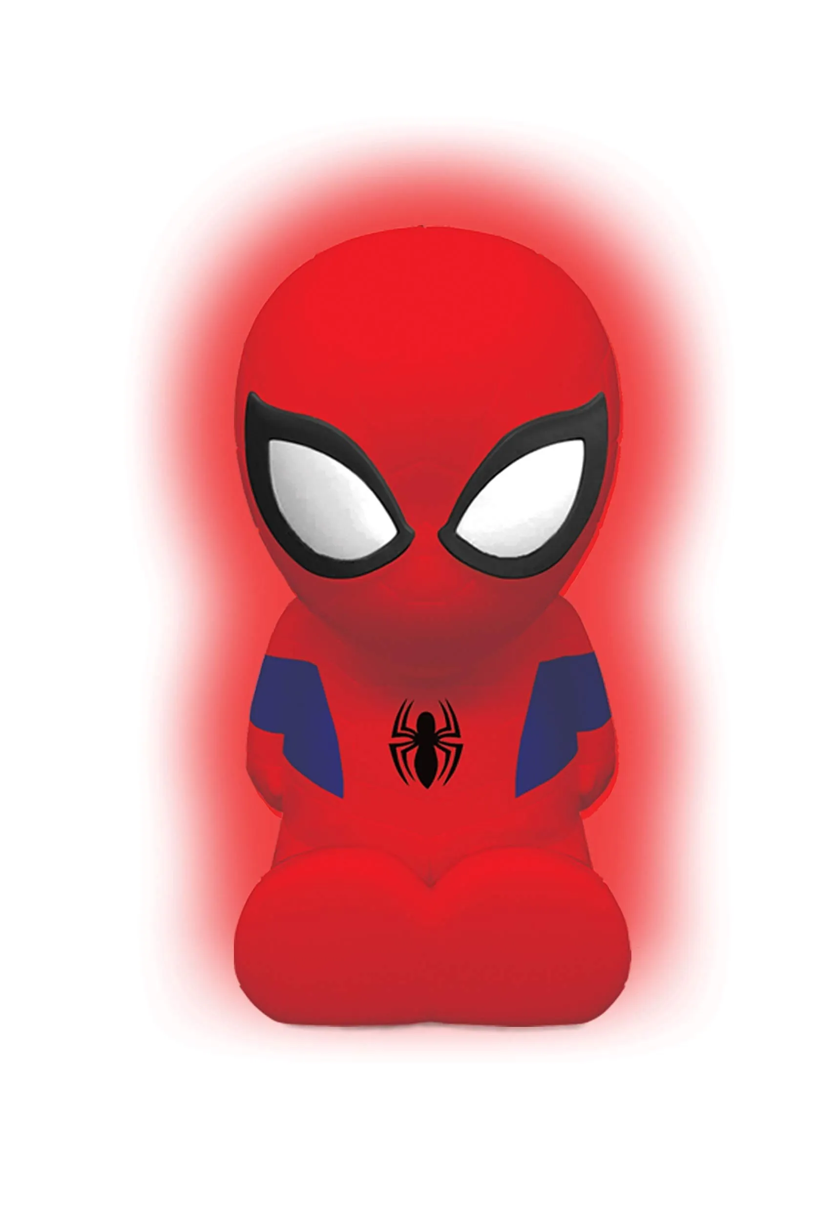 Lexibook, Spider-Man, Luce notturna a colori per la stanza dei bambini, cambio di colore, luce uniforme, Batteria, Blu/Rosso, NLJ01SP