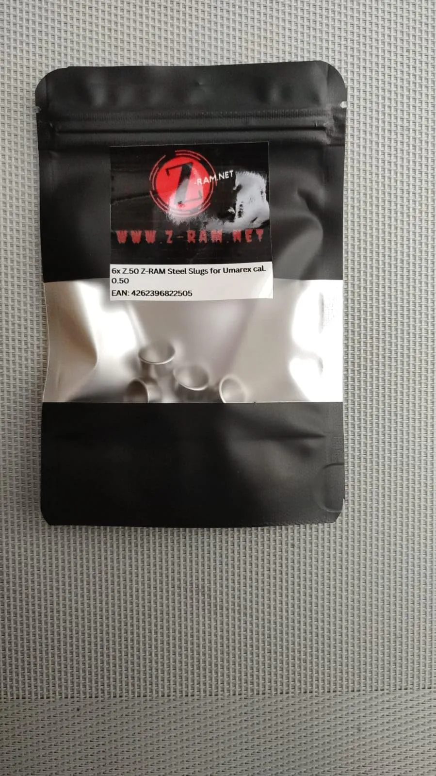 6 X Z.50 Z-RAM Steel Balls for Umarex T4E HDR50 c 0.50