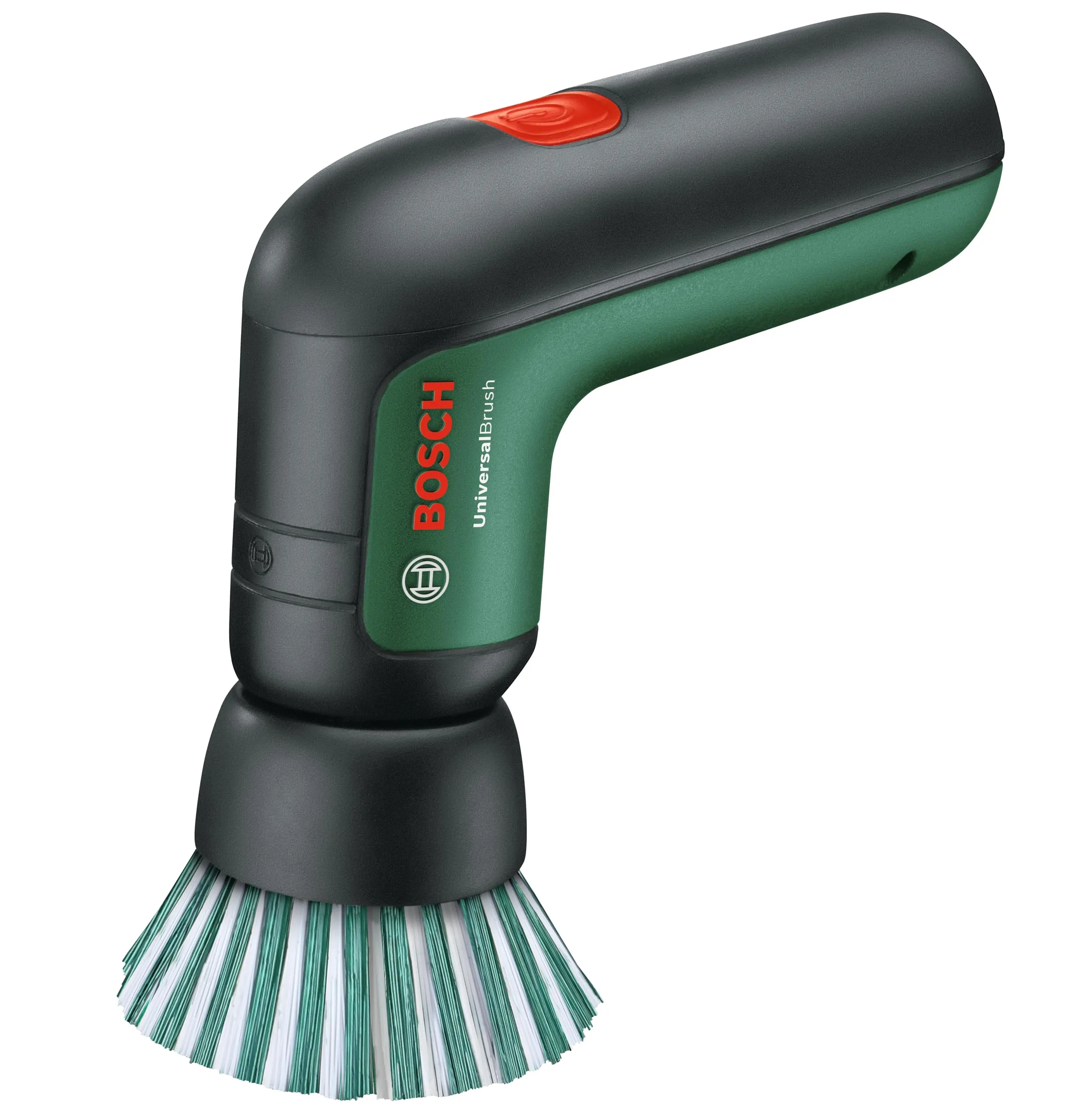 Bosch Spazzola elettrica di pulizia UniversalBrush + Bosch Tampone antigraffio in microfibra per Spazzola elettrica di pulizia UniversalBrush, 3 pezzi inclusi, confezione in cartone