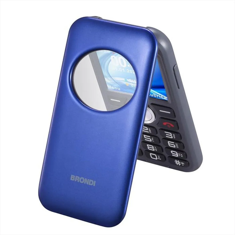 Brondi Telefono cellullare WINDOW 2 Blue Metal