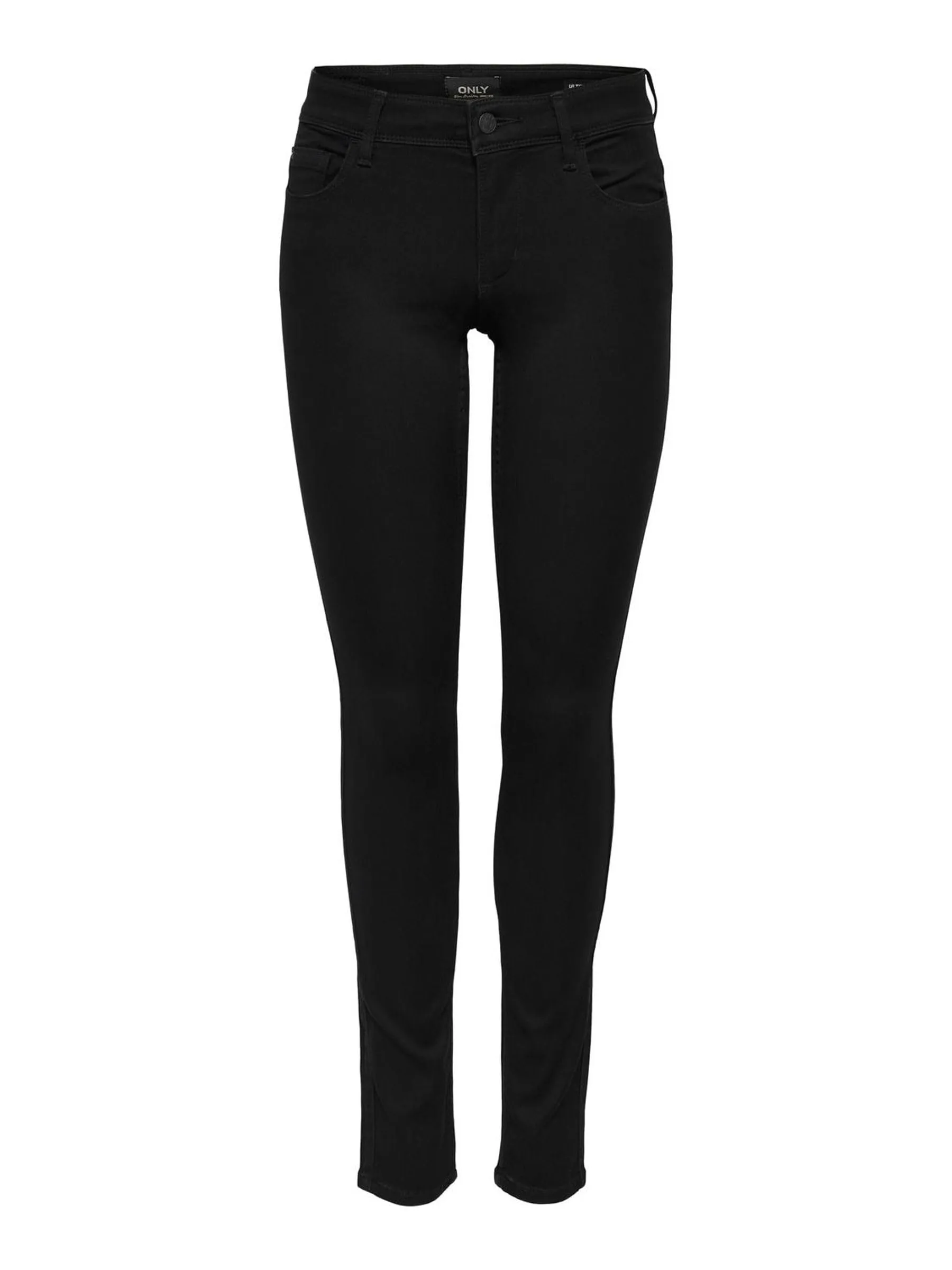 ONLY 15129693, Jeans Skinny Donna, Nero (Black Denim), 40 /L34 (Taglia Produttore: 40/L34)