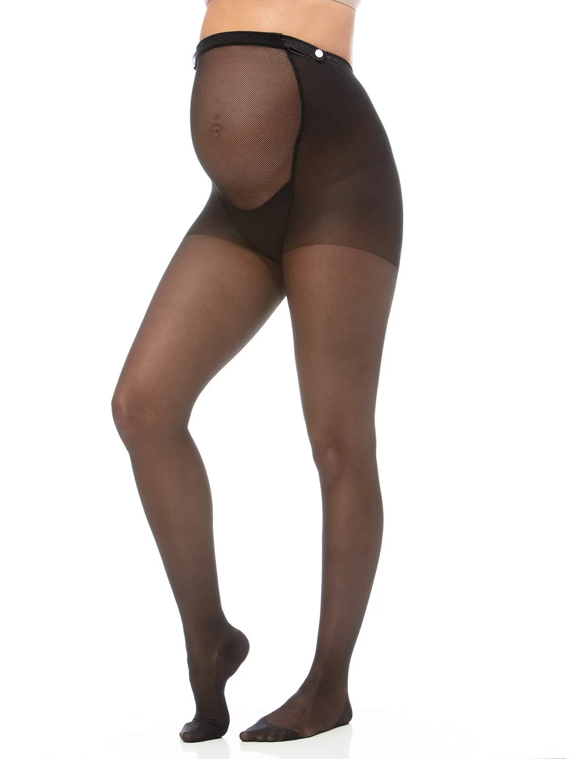 Relaxsan Basic 890 (Nero, tg.2) collant gravidanza compressione graduata 140 Den