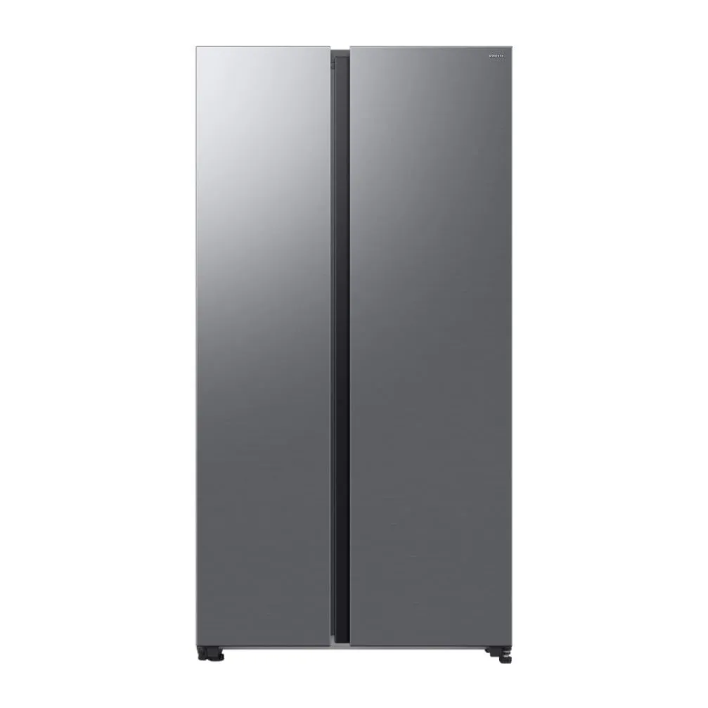 Samsung Frigorifero Side by Side AI RS70F65QET/EF, All-Around Cooling, Wifi con AI Energy Mode, Total No Frost, SpaceMax, 655 L, LxAxP: 91,2 x 178,4 x 72,6 cm, Metal Inox