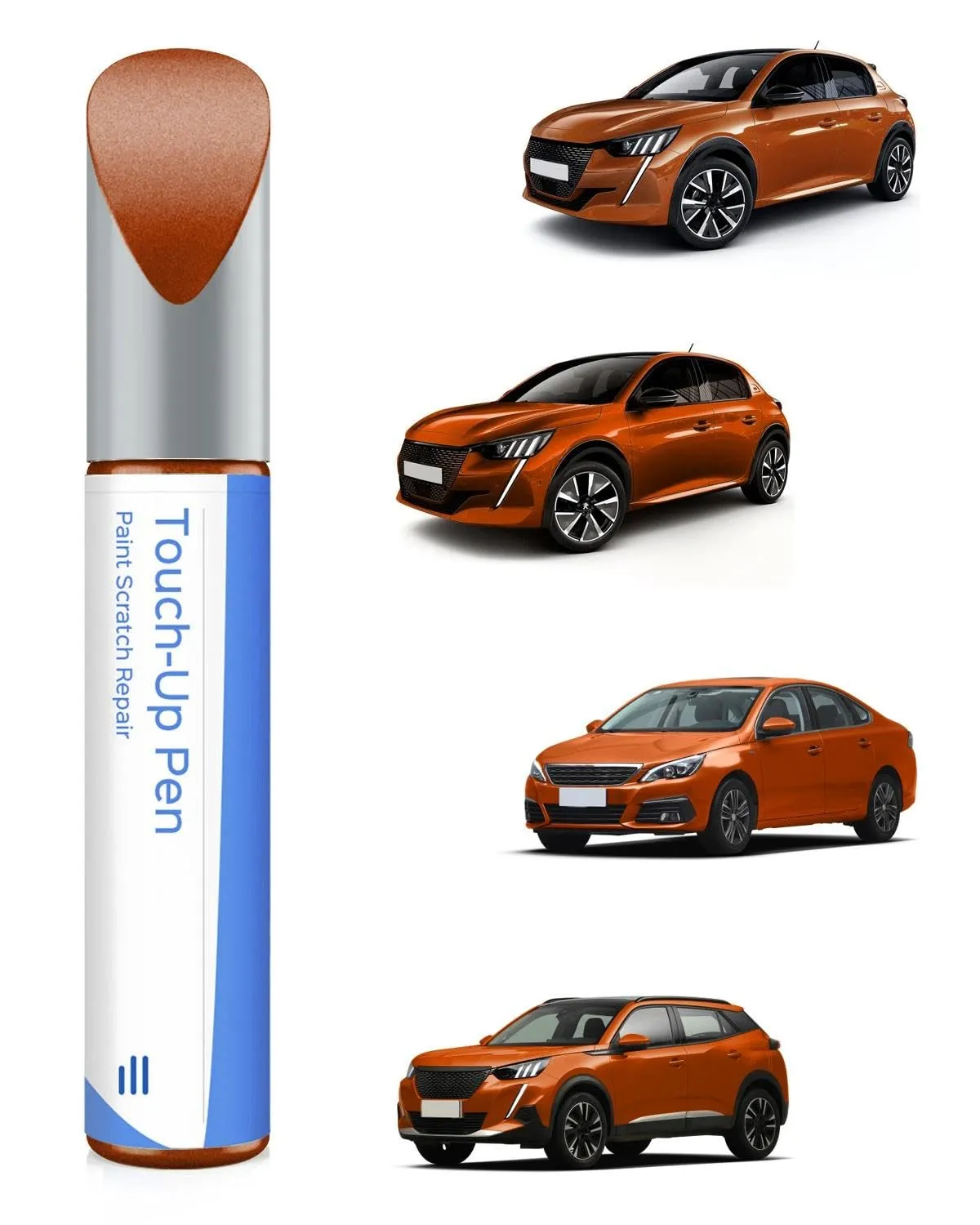 KLS Orange Fusion, vernice per ritocchi per Peugeot esatta corrispondenza – riparazione di graffi e scheggiature
