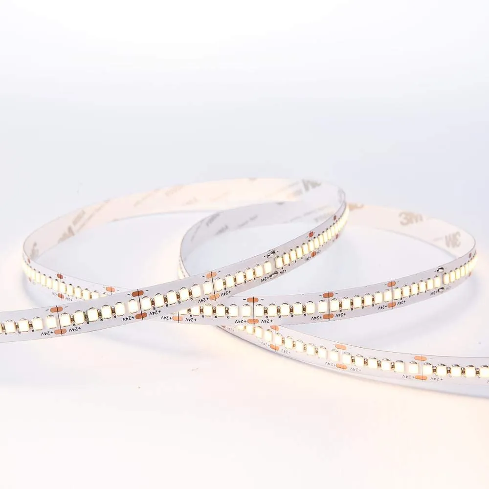 NUOVA GERMANY - PRO Strip LED Alta Luminosita 5M, Striscia Nastro 140W, 24V 28W/M 2520Lm/m Flessibile Tagliabile 240Led/m SMD 2835, Uso Interno IP20