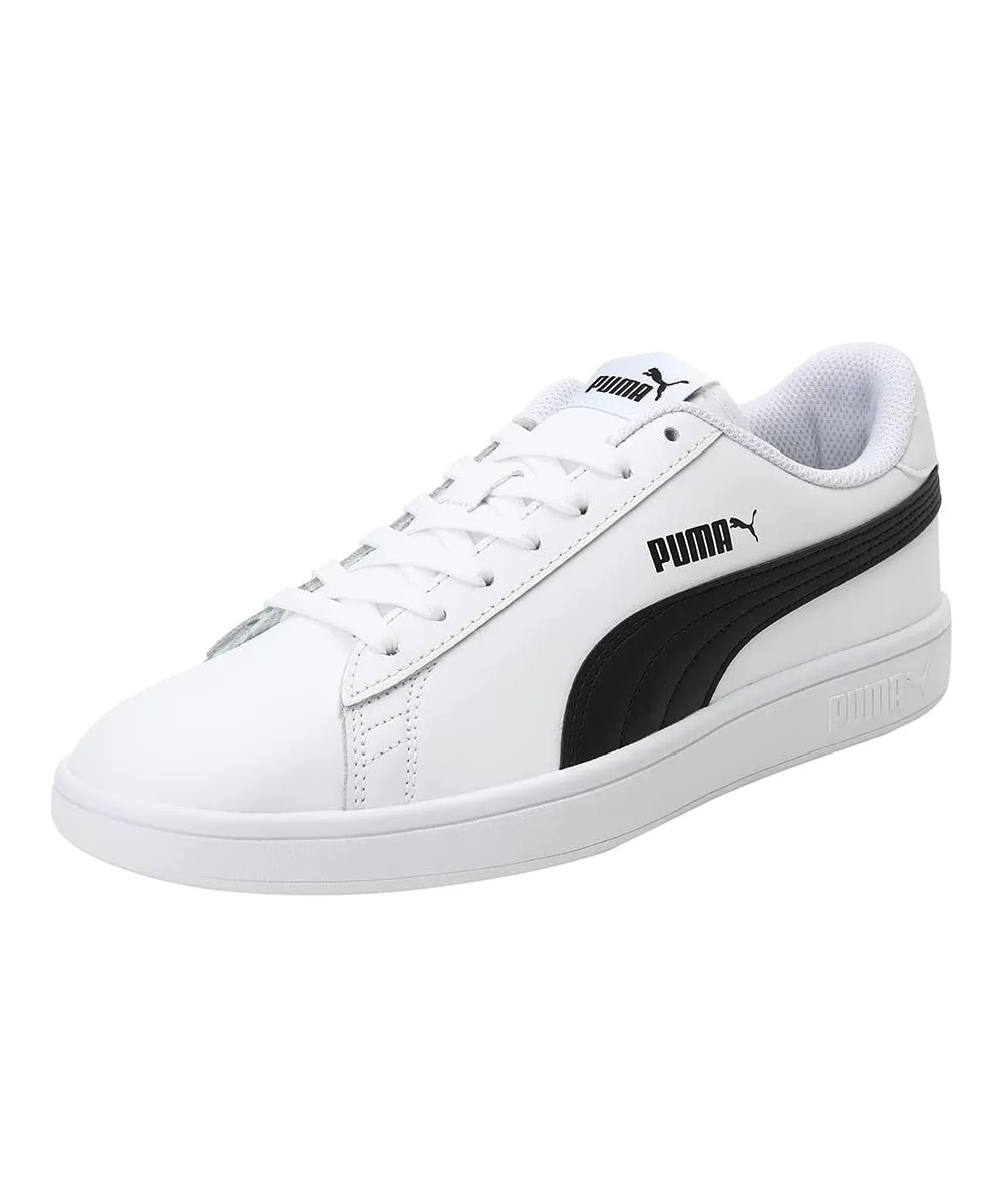 PUMA Smash V2 L, Sneakers Unisex - Adulto, Bianco Puma White Puma Black, 42.5 EU