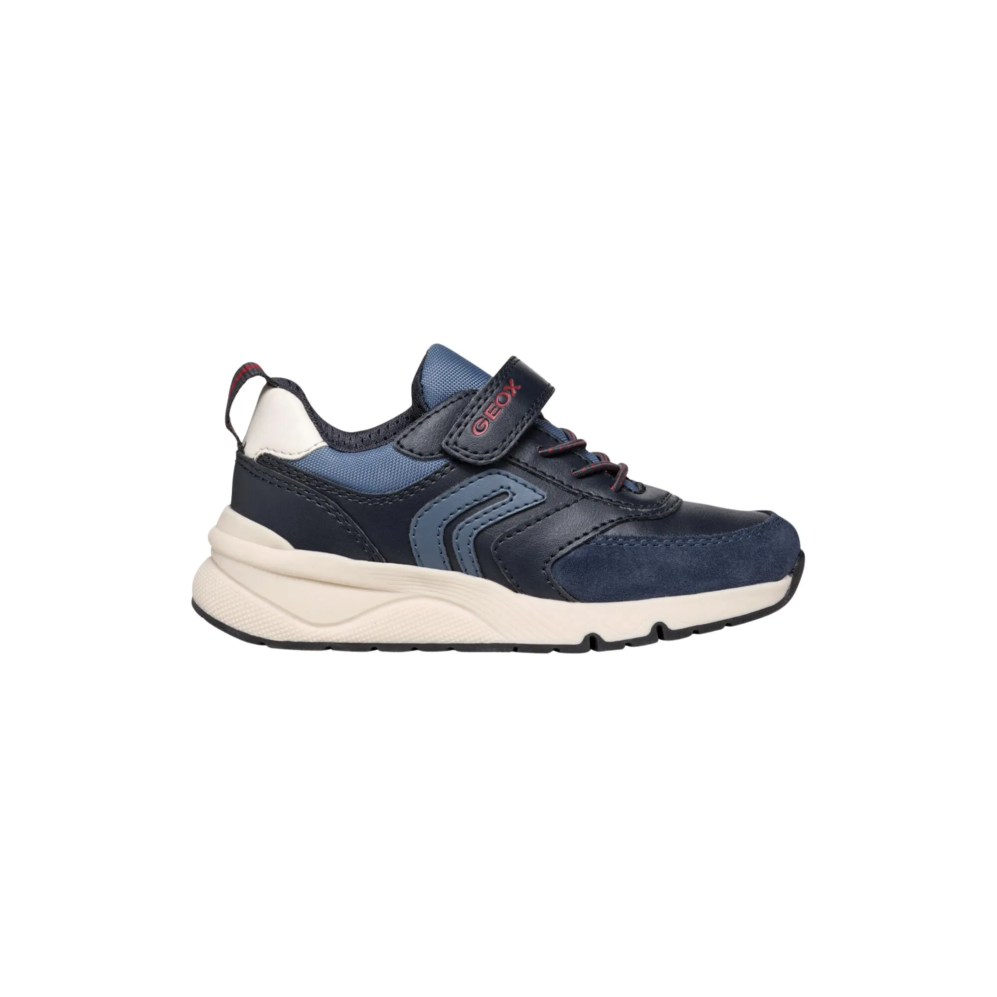 Geox J ROONER Boy D, Scarpe da Ginnastica, Blu, 38 EU