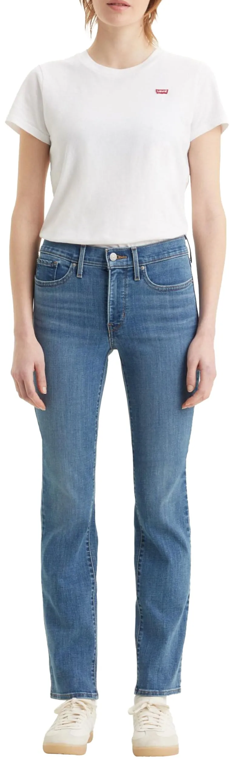 Levi's 314 Shaping Straight, Jeans Donna, Lapis Bare, 29W / 30L