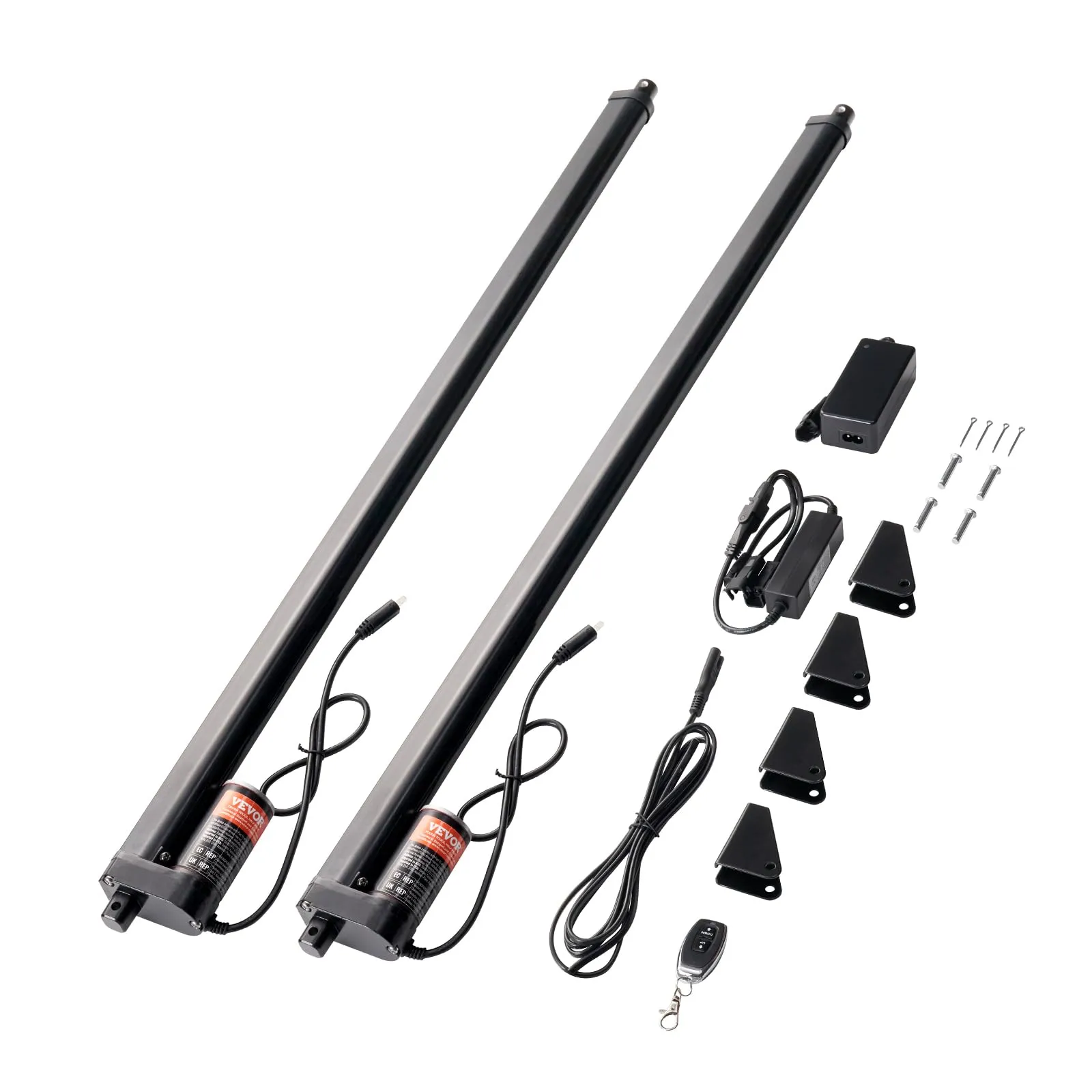 VEVOR Kit attuatore lineare da 2 pezzi, 30 pollici 0,35"/s 12V Attuatore di movimento lineare ad alta velocità, attuatore lineare da 220 lb/1000N per sollevare TV/tavolo/divano, protezione IP54
