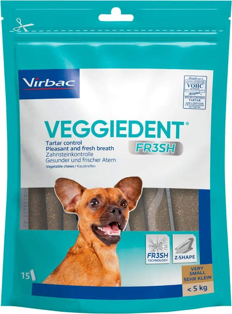Virbac Veggiedent 15 Strisce XS CN < 5 kg