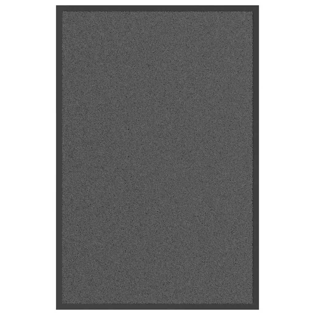 vidaXL Zerbino Antracite 60x90 cm, Tappetino, Tappetino di Benvenuto, zerbino Interno, zerbino d'ingresso, zerbino Esterno, zerbino Lavabile