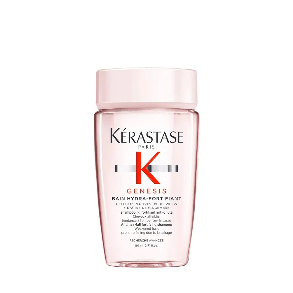 Kérastase, Genesis, Shampoo Anti-Caduta & Anti-Rottura Anti-Caduta & Anti-Rottura, Rinforzante & Anti-Caduta, Per Capelli Fini & Fragili, Formato Mini,80 ml