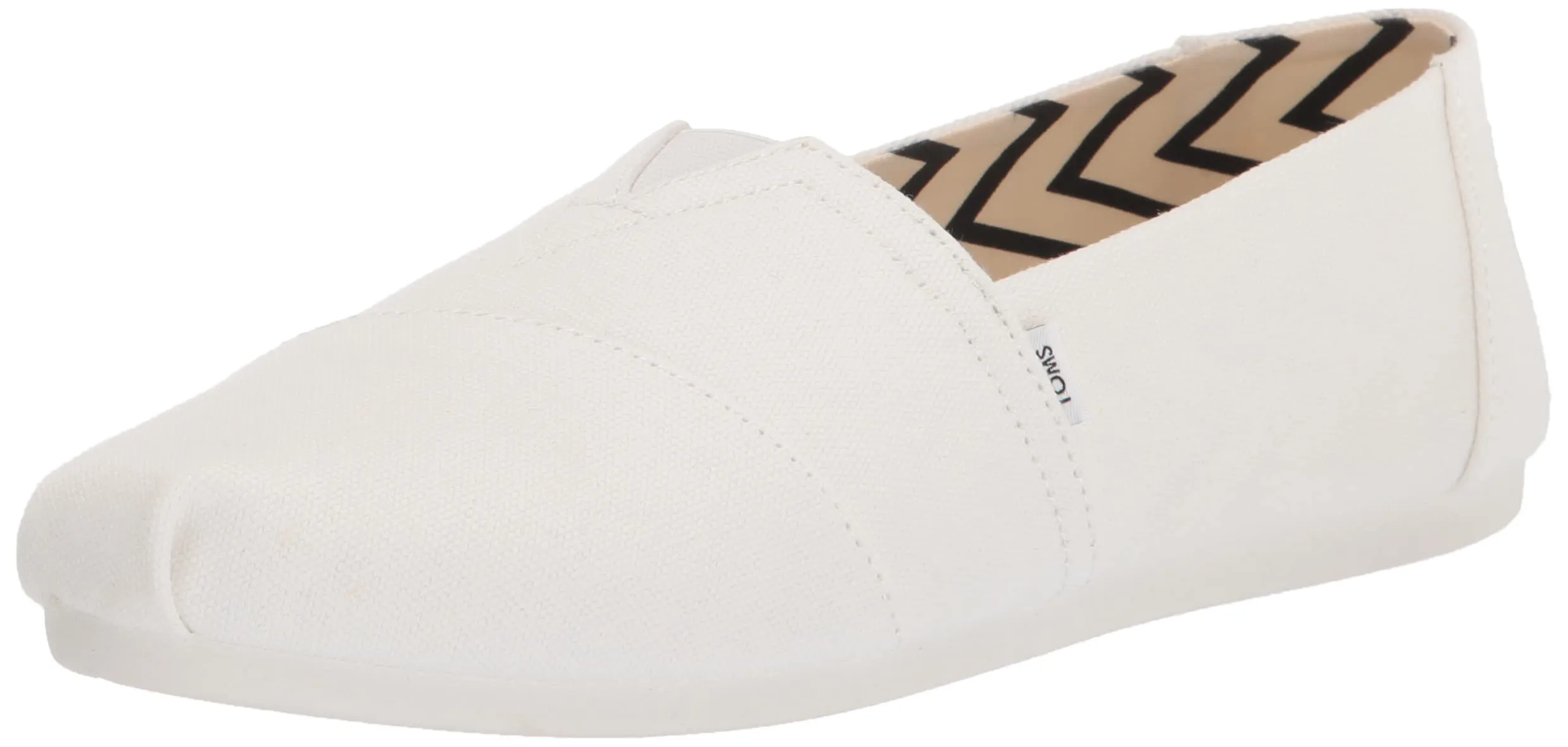TOMS Alpargata Loafer Flat, Mocassino Basso, Bianco, 41 EU
