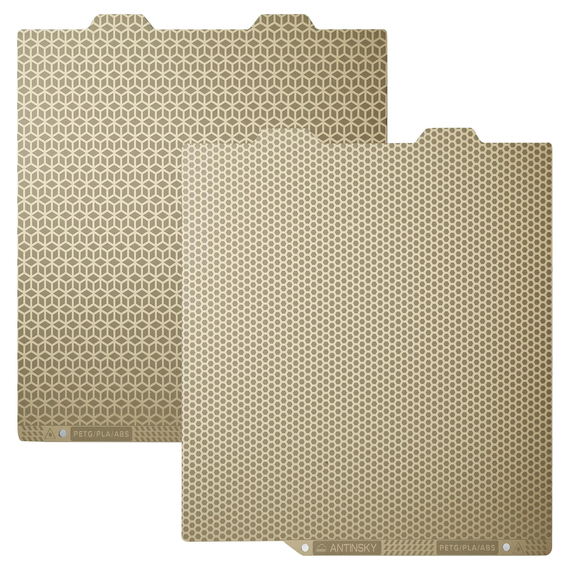 Antinsky Bambu Lab PEI Sheet Double Sided 184 x 184mm Flessibile Magnetico Acciaio Foglio Facile da Rimuovere Stampo PEI Piastra di Costruzione per Bambu Lab A1 Mini Stampanti 3D