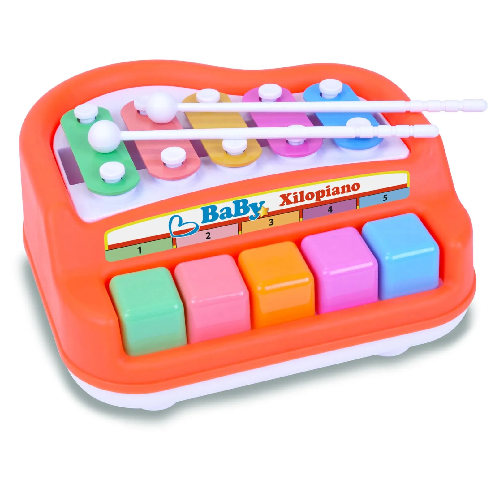 Bontempi | MiniHarmony: Xilopiano a 5 Note per un'Esplorazione Musicale Dolce e Armoniosa, 175x170x70 mm