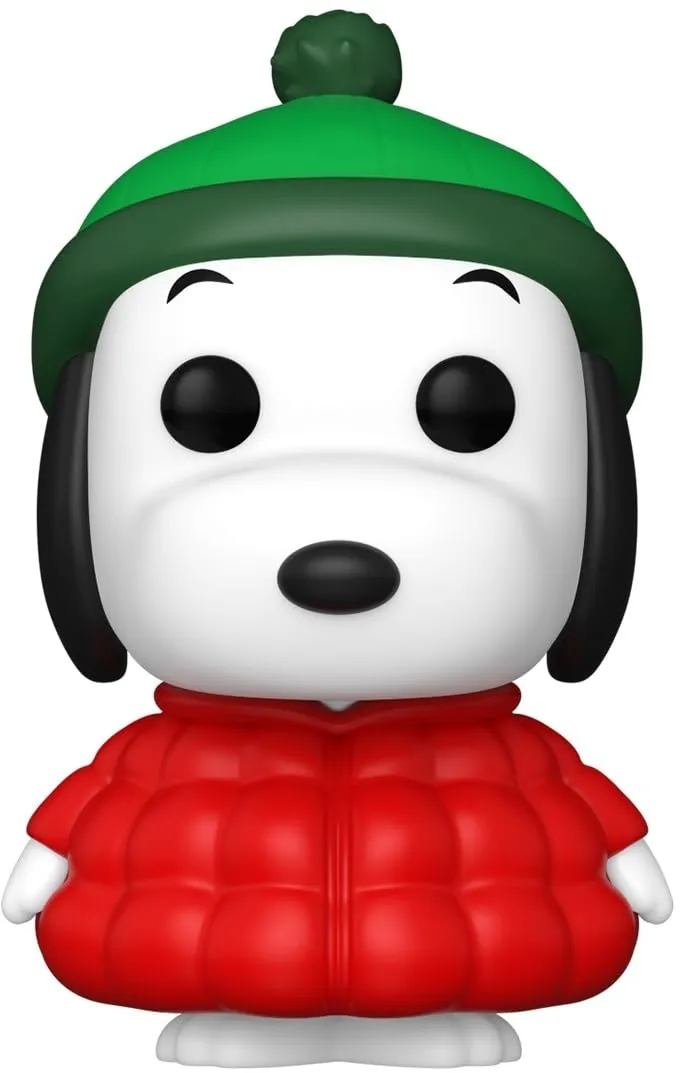 Funko Pop! Animation: Peanuts - Snoopy in Coat - Probabilità di 1/6 per la Variante Chase - Classic Peanuts - Figura in Vinile da Collezione - Idea Regalo - Merchandising Ufficiale - Cartoons Fans