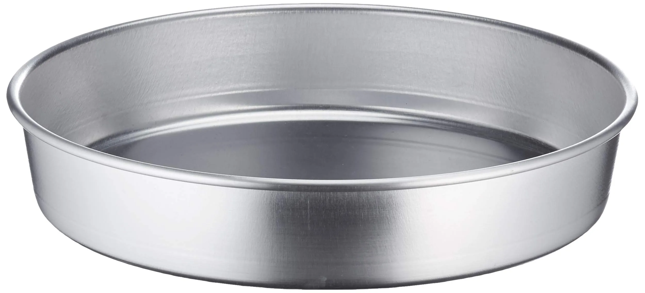 Pentole Agnelli Linea Pasticceria e Pizza Tortiera Conica in Alluminio con Orlo (H 6 cm), Argento, 28 cm