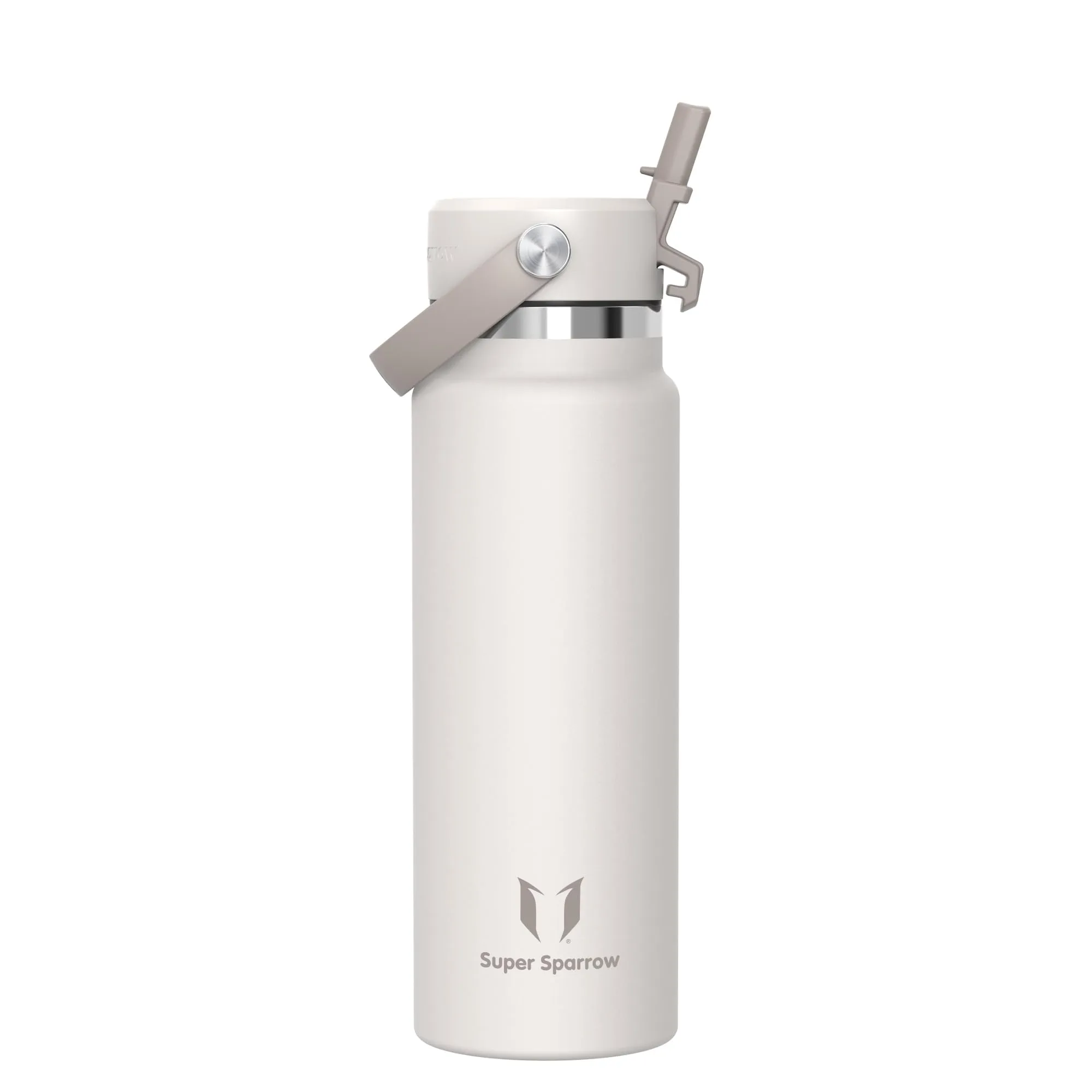Sparrow Borraccia Termica 1 Litro - SwivelSip Bottiglia Acciaio Inox - Senza BPA Borracce Termiche, Borraccia con Cannuccia Ergonomica per Scuola, Sportiva, Campeggio, Palestra