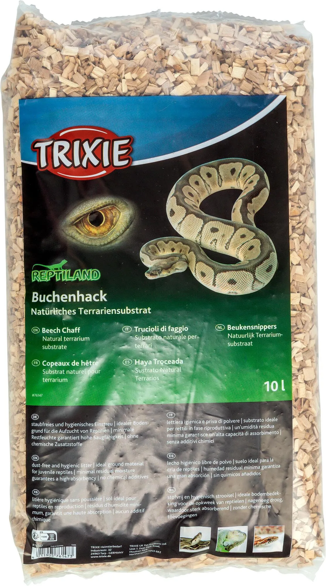 TRIXIE Paglia di faggio, Substrato Naturale, 10 Litri