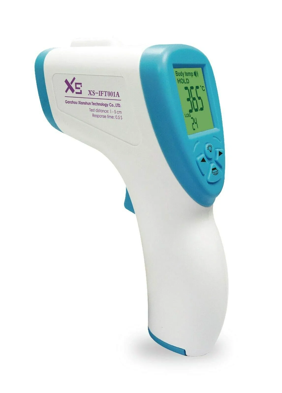 TERMOMETRO INFRAROSSI LCD XS-IFT001A Certificato Senza Contatto TERMOSCANNER