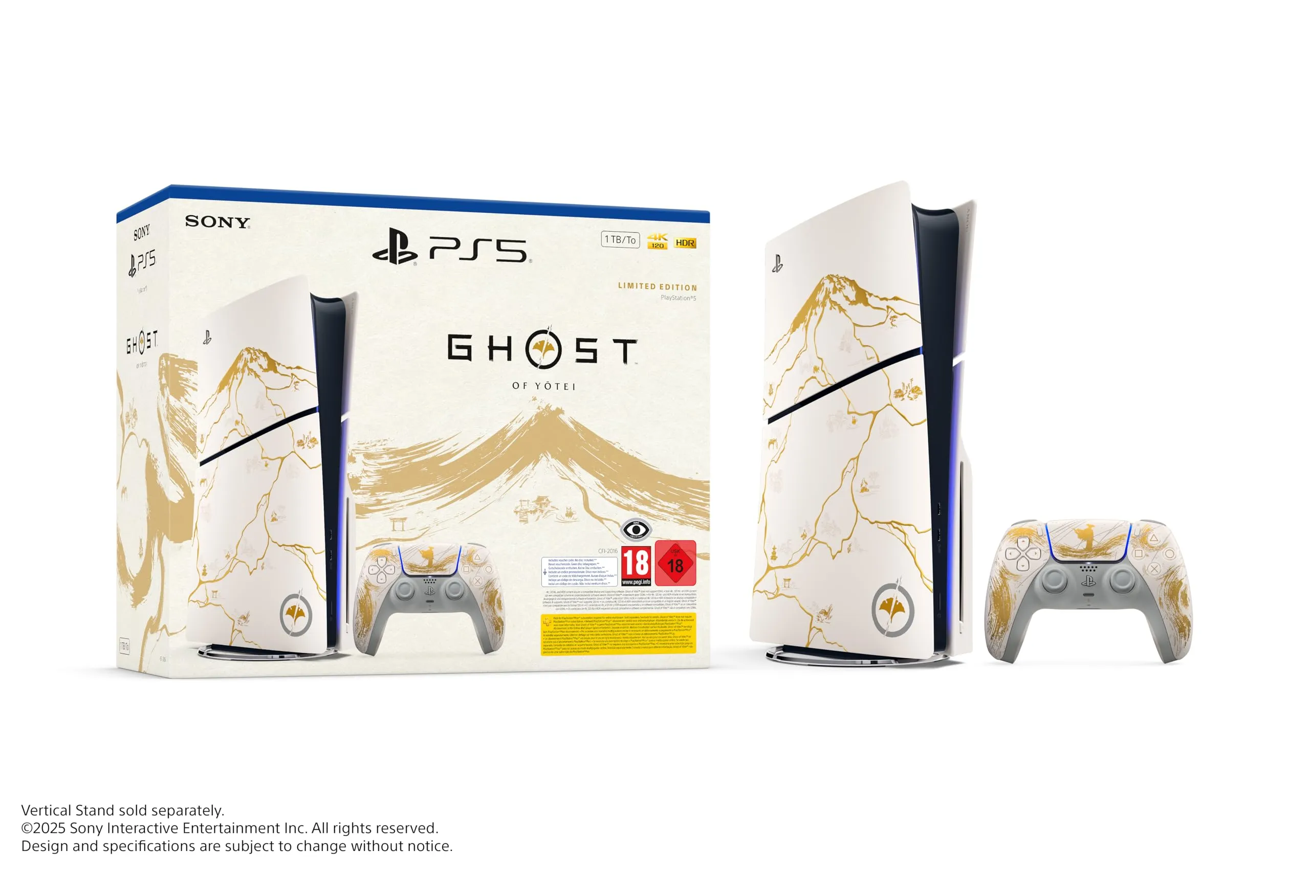 PS5 Konsole (mit Laufwerk) - 1TB Limited Edition inkl. Ghost of Yotei