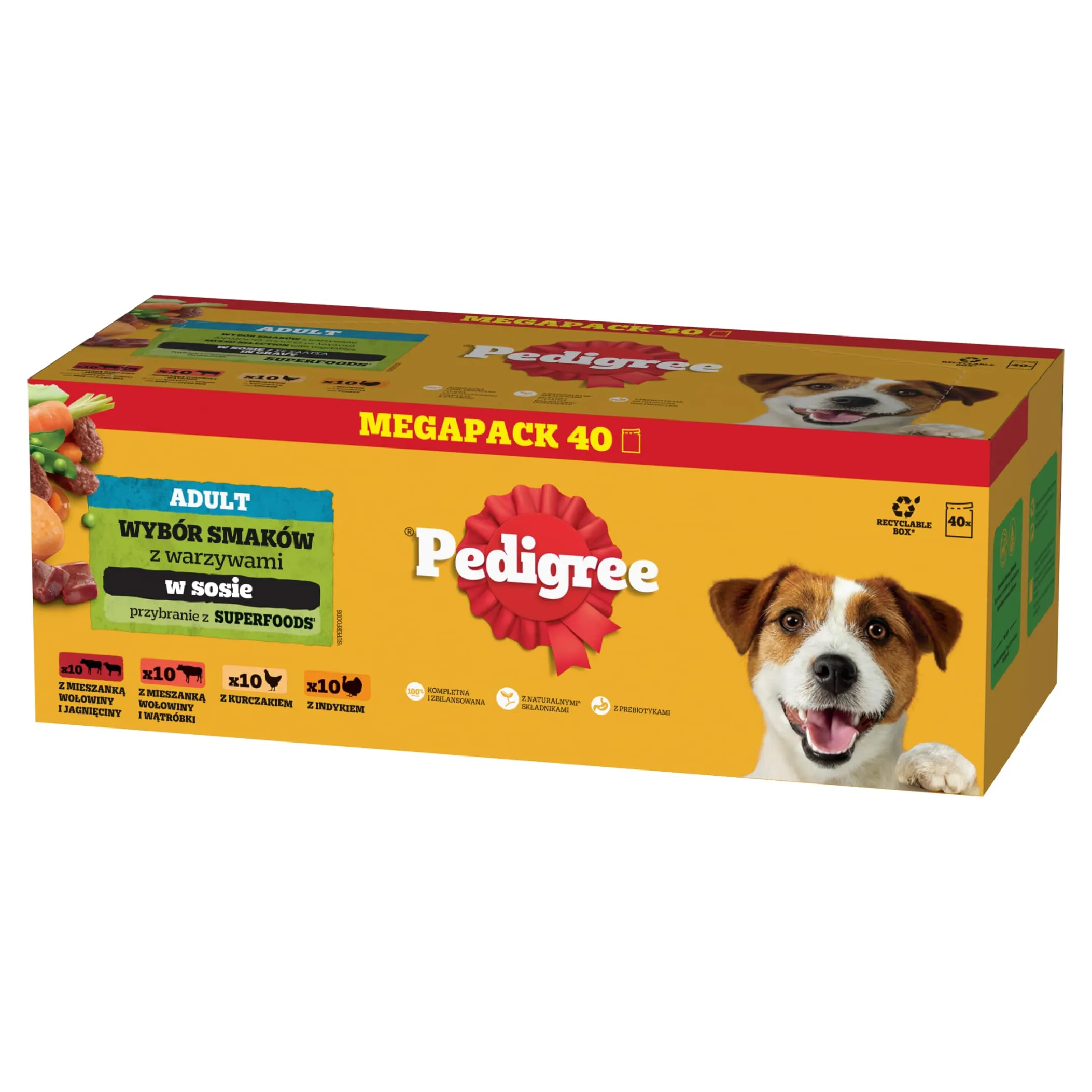 PEDIGREE DOGCARE - Sacchetto per alimenti per cani, in gelatina Junior, 84 x 100 g
