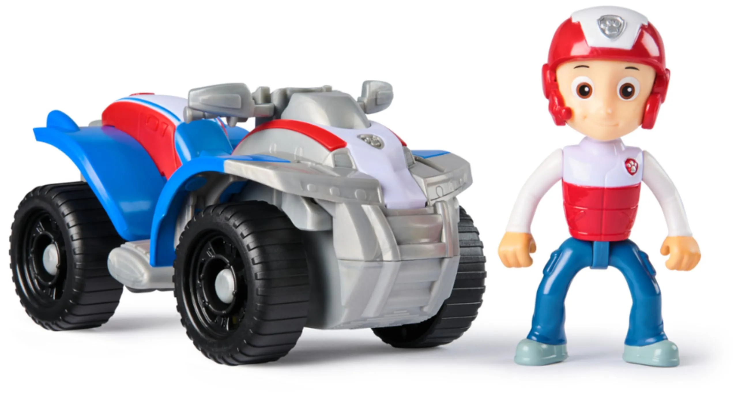 Paw Patrol, Quad di Ryder, Veicolo Giocattolo con Action Figure da Collezione, Giocattoli Orientati alla Sostenibilità per Bambini e Bambine, 3+ Anni