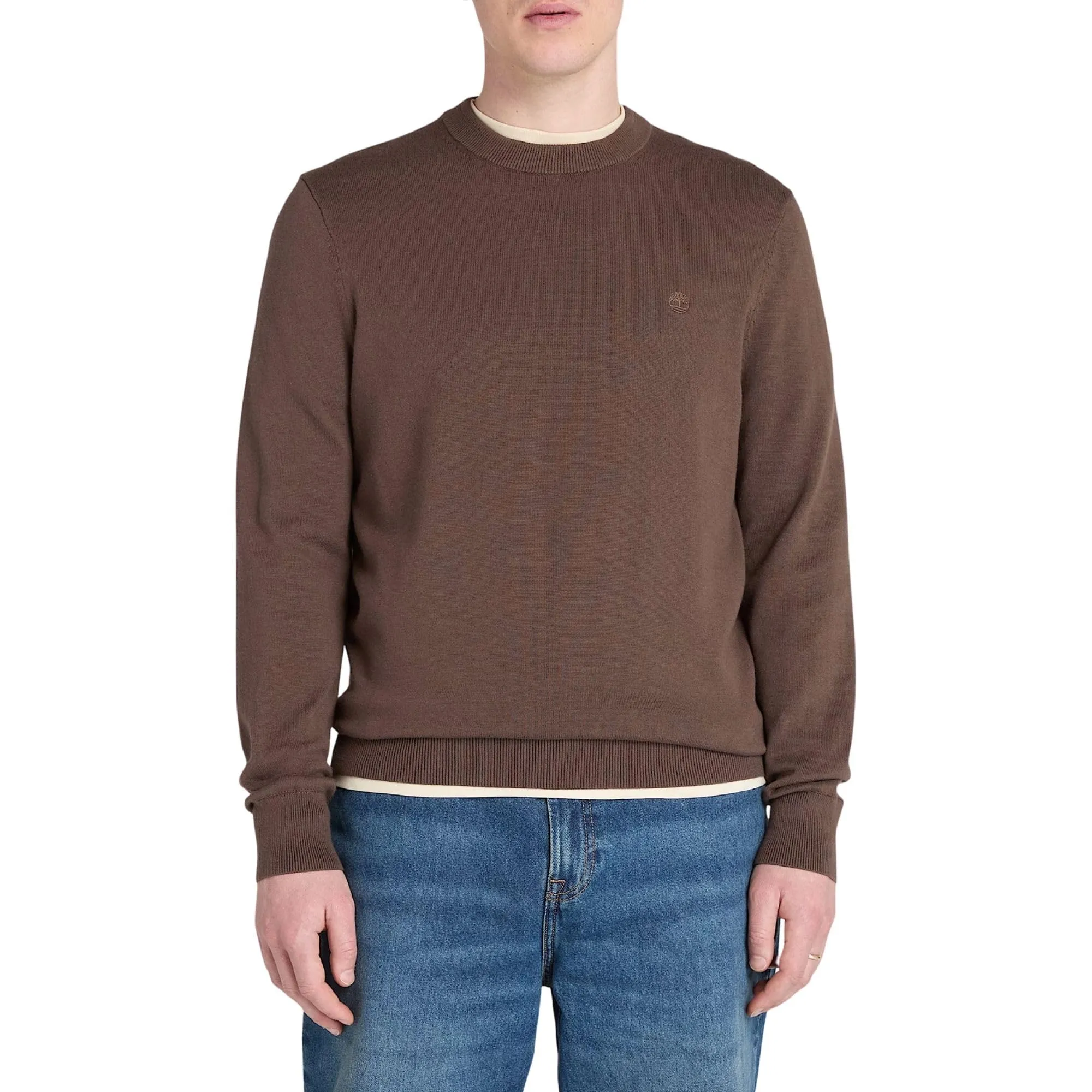 Timberland Maglione da Uomo Girocollo Williams River Marrone Taglia S Codice TB0A2BMM243
