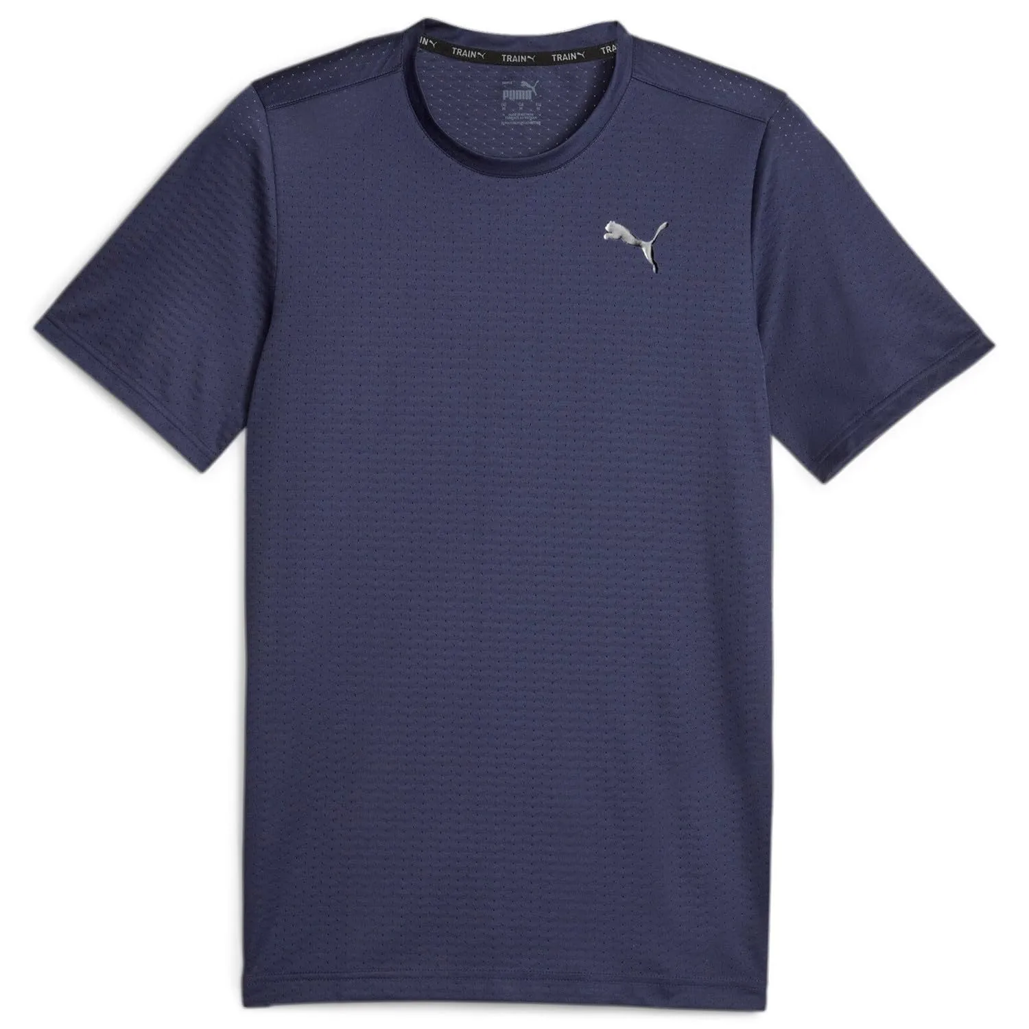 PUMA Maglietta Train Fav Blaster, Uomo, Blu Navy, L