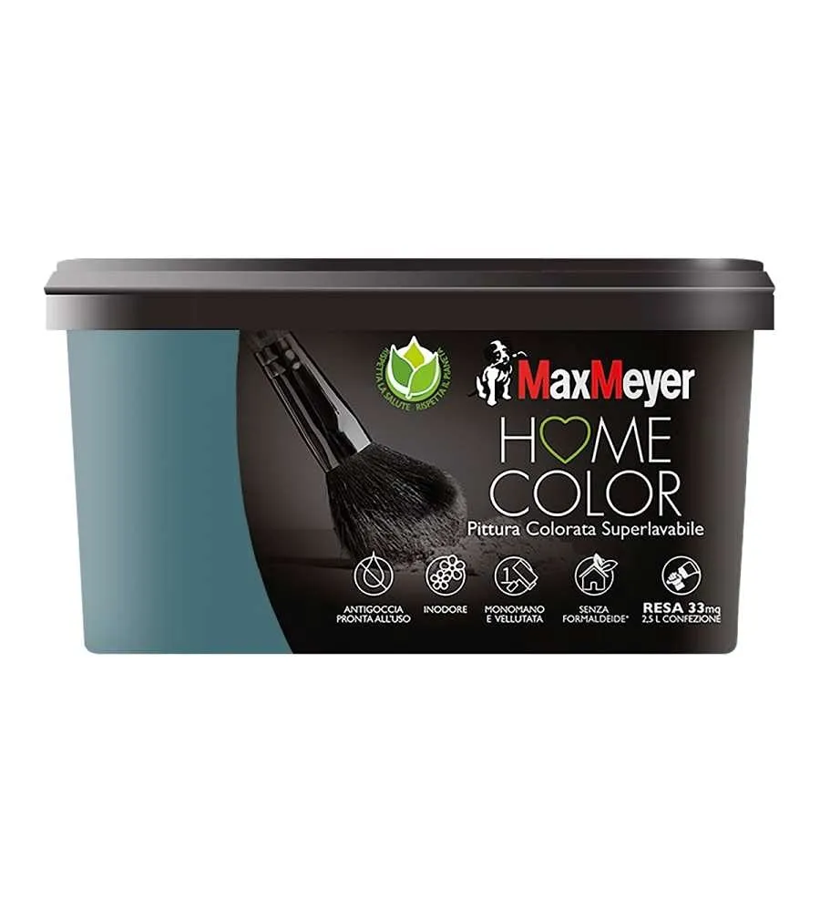 MAXMEYER PITTURA COLORATA SUPERLAVABILE HOME COLOR GRATTACIELO 2,5L