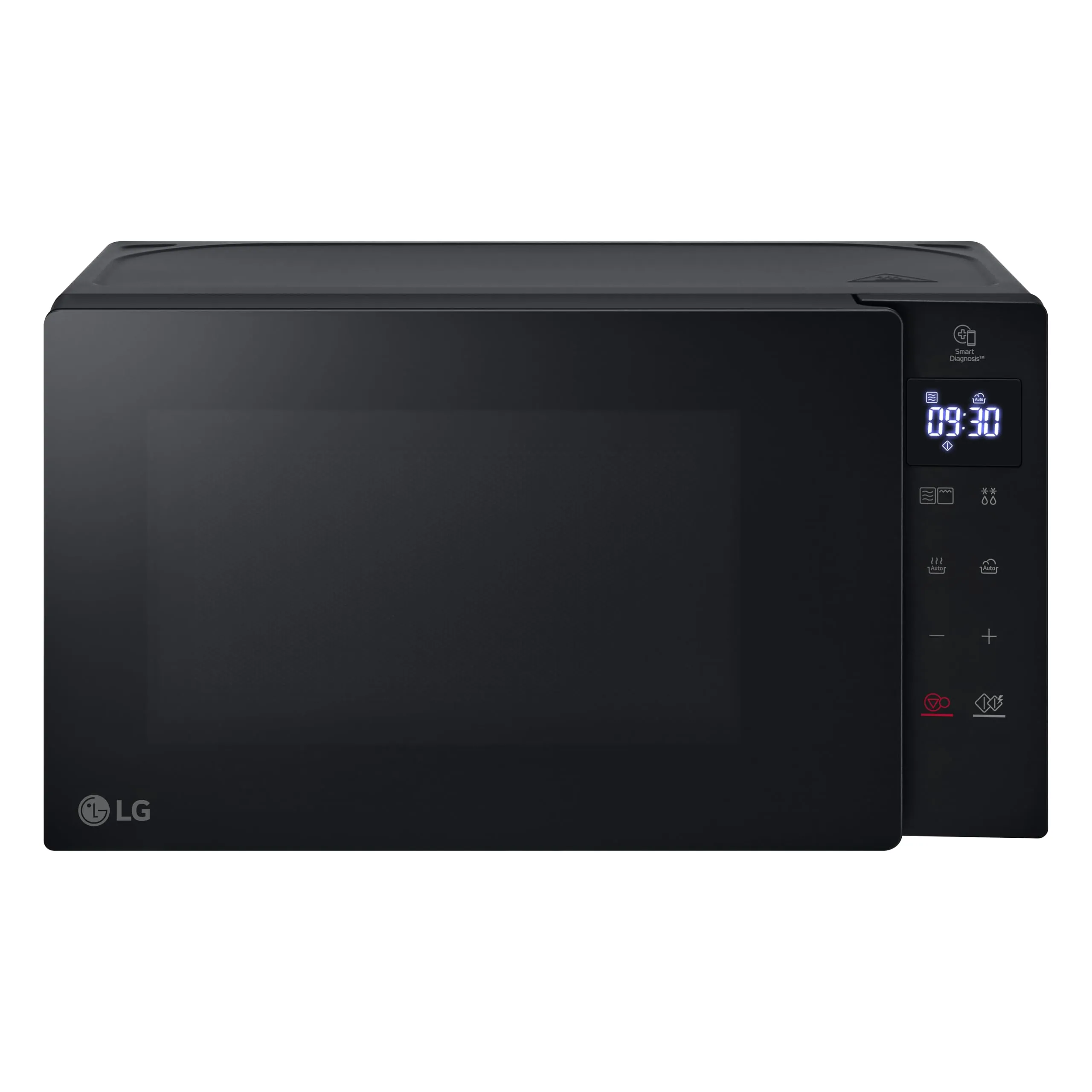 LG MH6032GAS Forno Microonde 20 Litri con Grill al Quarzo, 700 W, Programmi Automatici, Scongelamento Rapido Defrost, Funzioni Timer e Orologio Smart Diagnosis, Scaldavivande, Nero