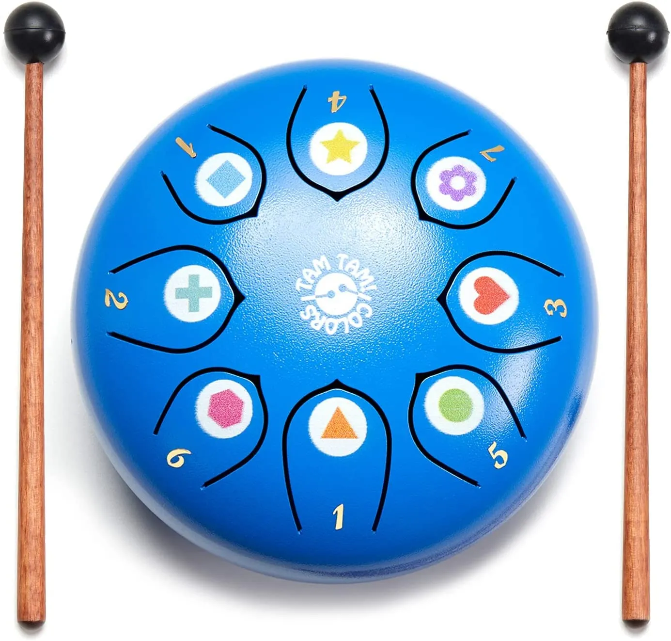 LA PUERTA MÁGICA Tamburo HANDPAN Strumenti Musicali Bambini - Tamburo Bambino I 6 pollici 8 note I Strumento a Percussione Musicale per Bambini - Regalo Originale per Bambina e Bambino dai 3 anni