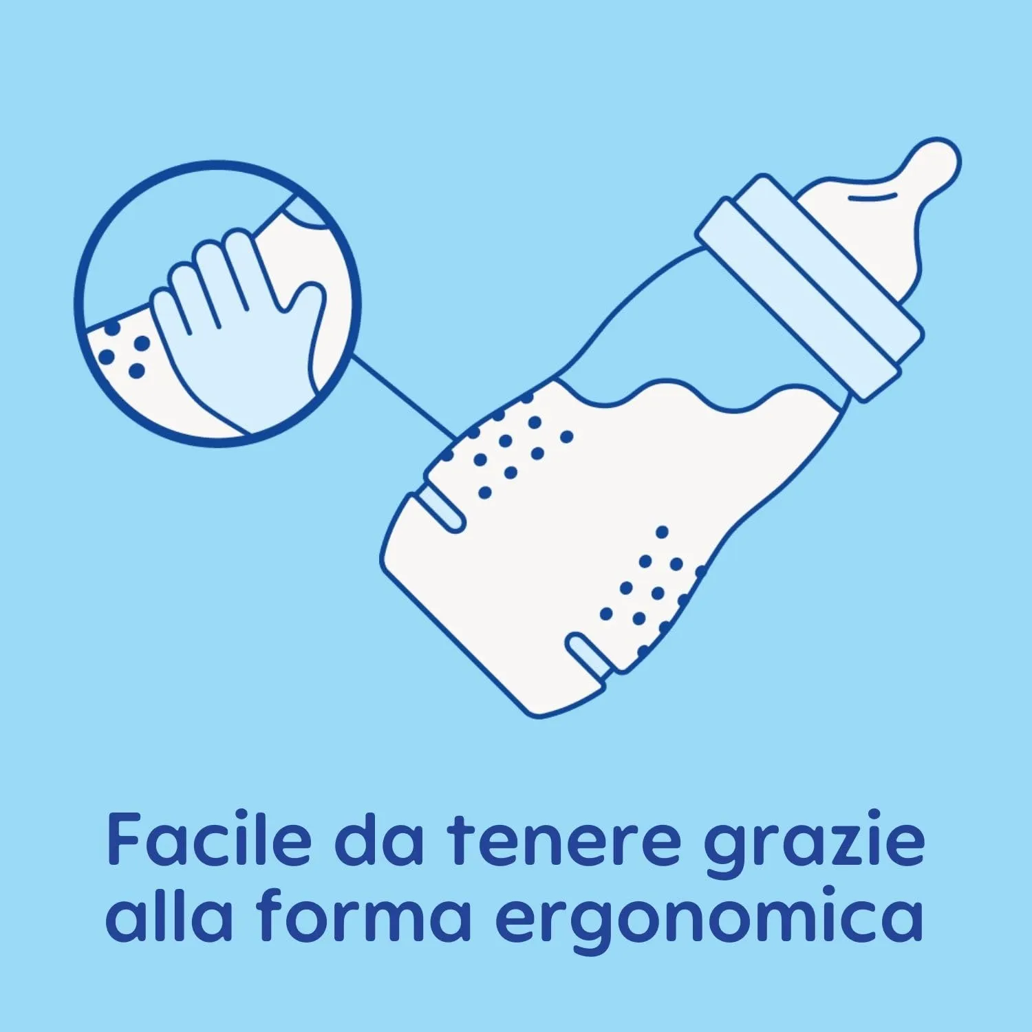 MAM Biberon Easy Active Baby Bottle 330 ml, Kit da 2 per bambini attivi ergonomici e pratici, Accessori neonato 4+ mesi allattamento con tettarella misura 3, Azzurro assortito, Versione attuale