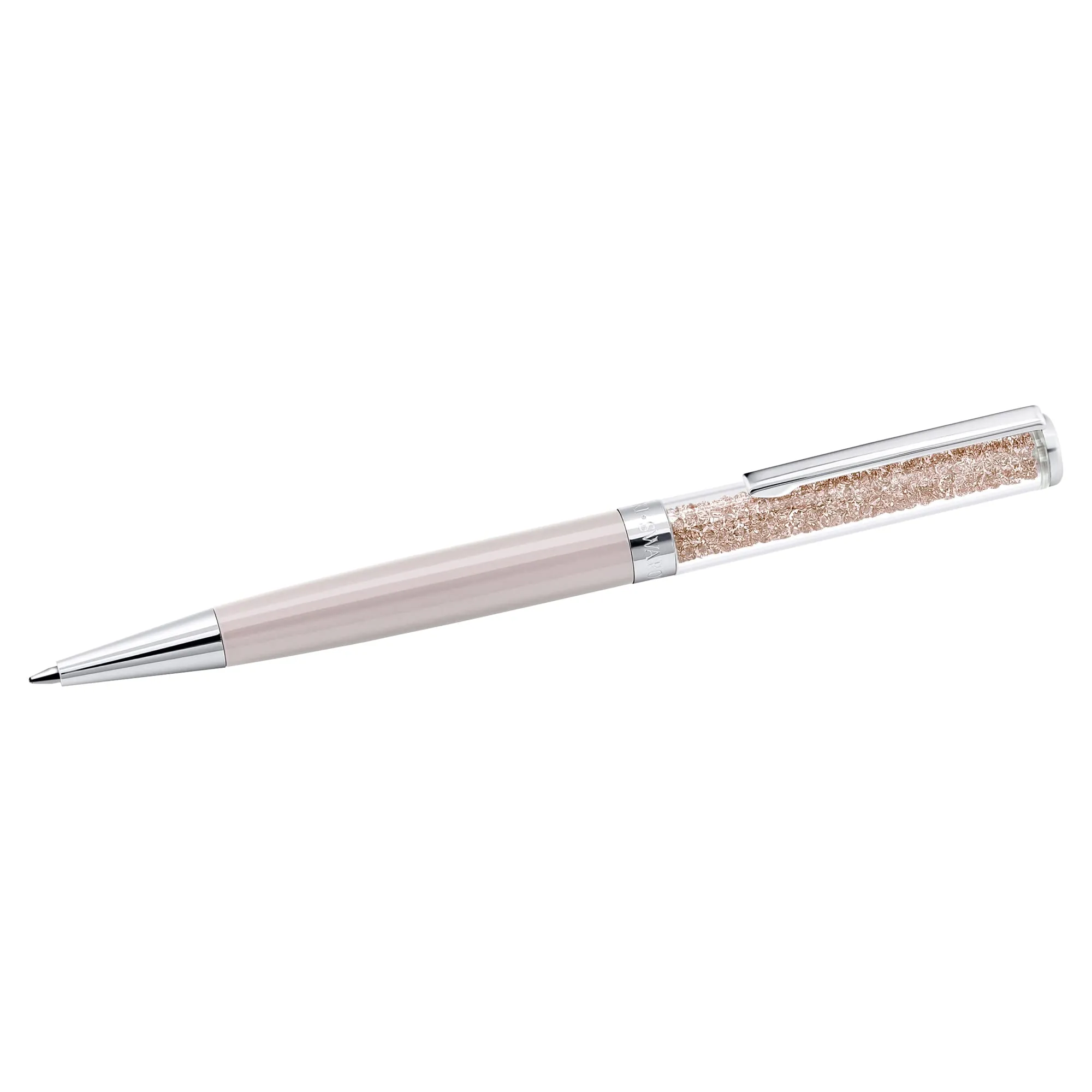 Swarovski Penna a sfera Crystalline, Tono oro Rosa, Cromato