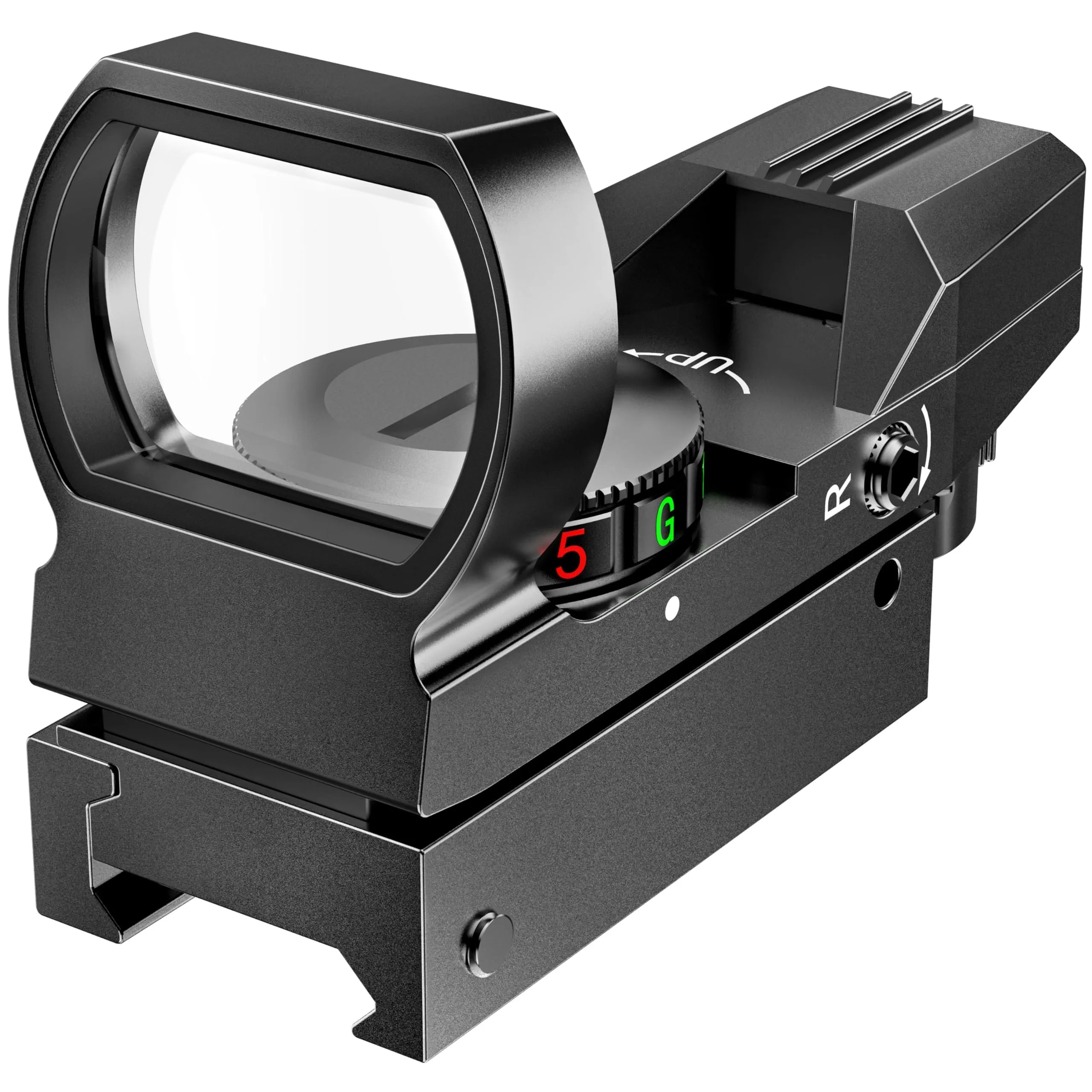 Feyachi RS-28 Red Dot Softair 4 reticoli 5 Impostazioni di Luminosità Green & Red Mirino Softair per 20mm/22mm Picatinny Rail