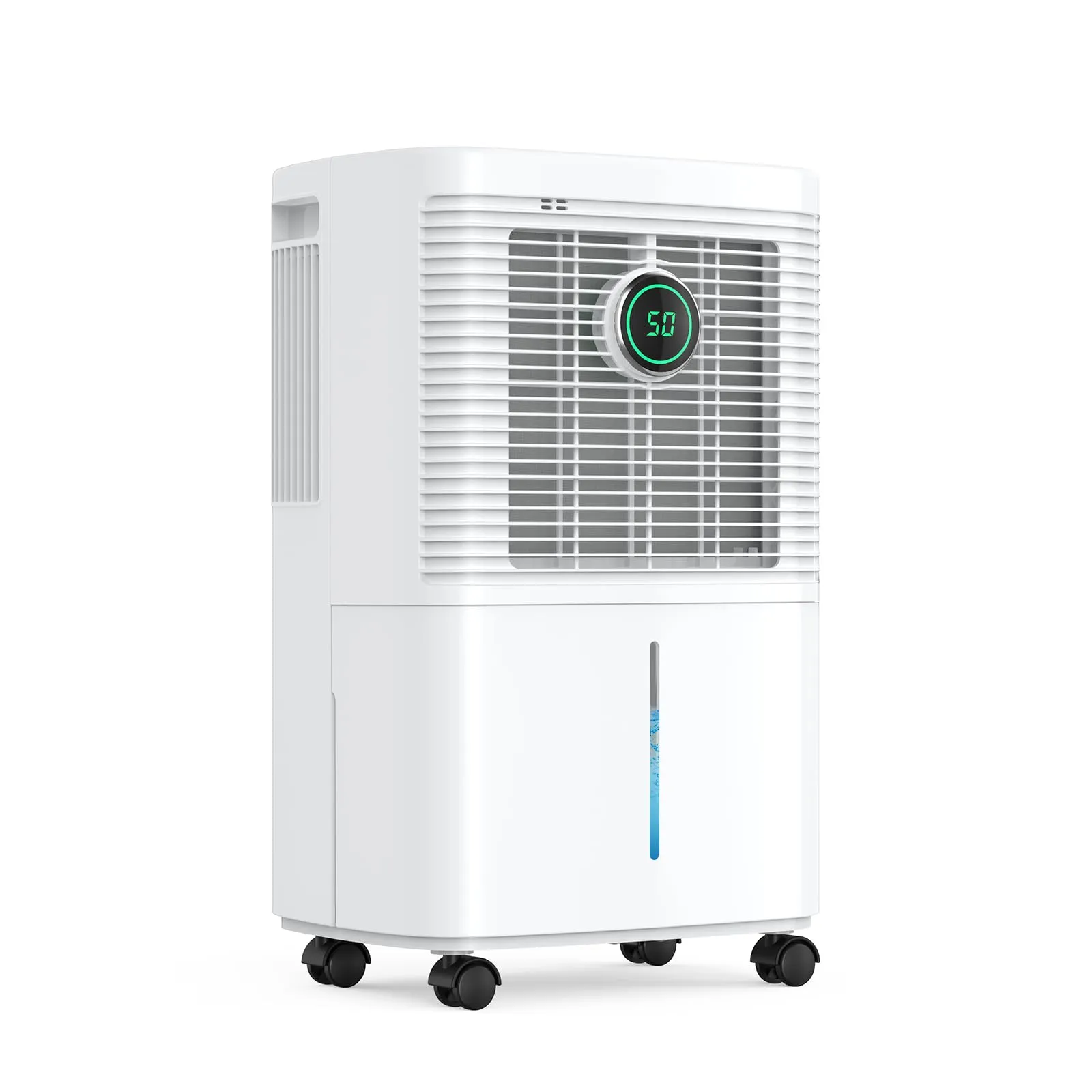 Innvitop Deumidificatore Casa Muffa 16L/24h con Display Digitale Dell'umidità, Deumidificazione Smart, Asciugabiancheria, Timer, Tanica Estraibile, per Camera da Letto, Cantina, Lavanderia