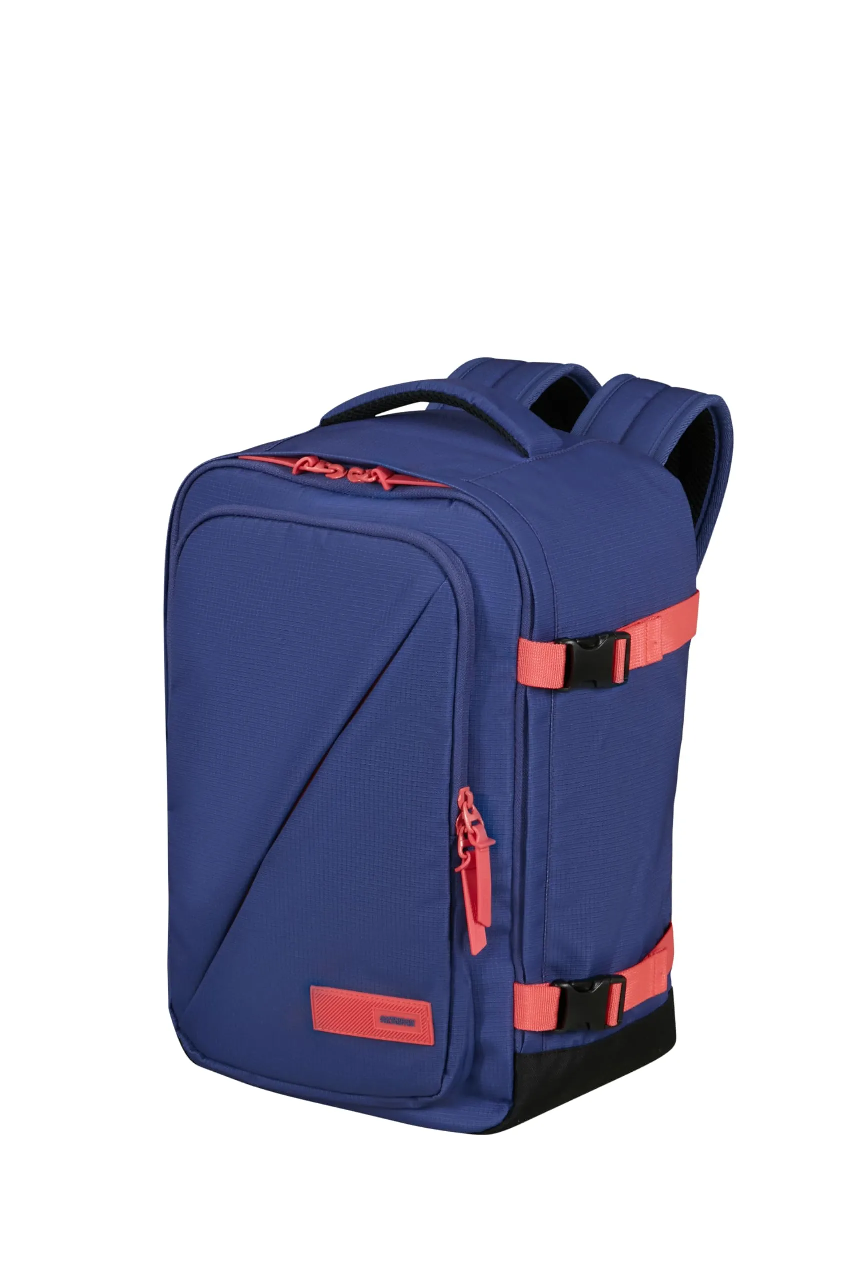 American Tourister Take2Cabin - Borsa da cabina Ryanair 25 x 20 x 40 cm, 24 L, 0,50 kg, bagaglio a mano, zaino aereo S sottosella, viola/rosa (viola crepuscolo/corallo tramonto)