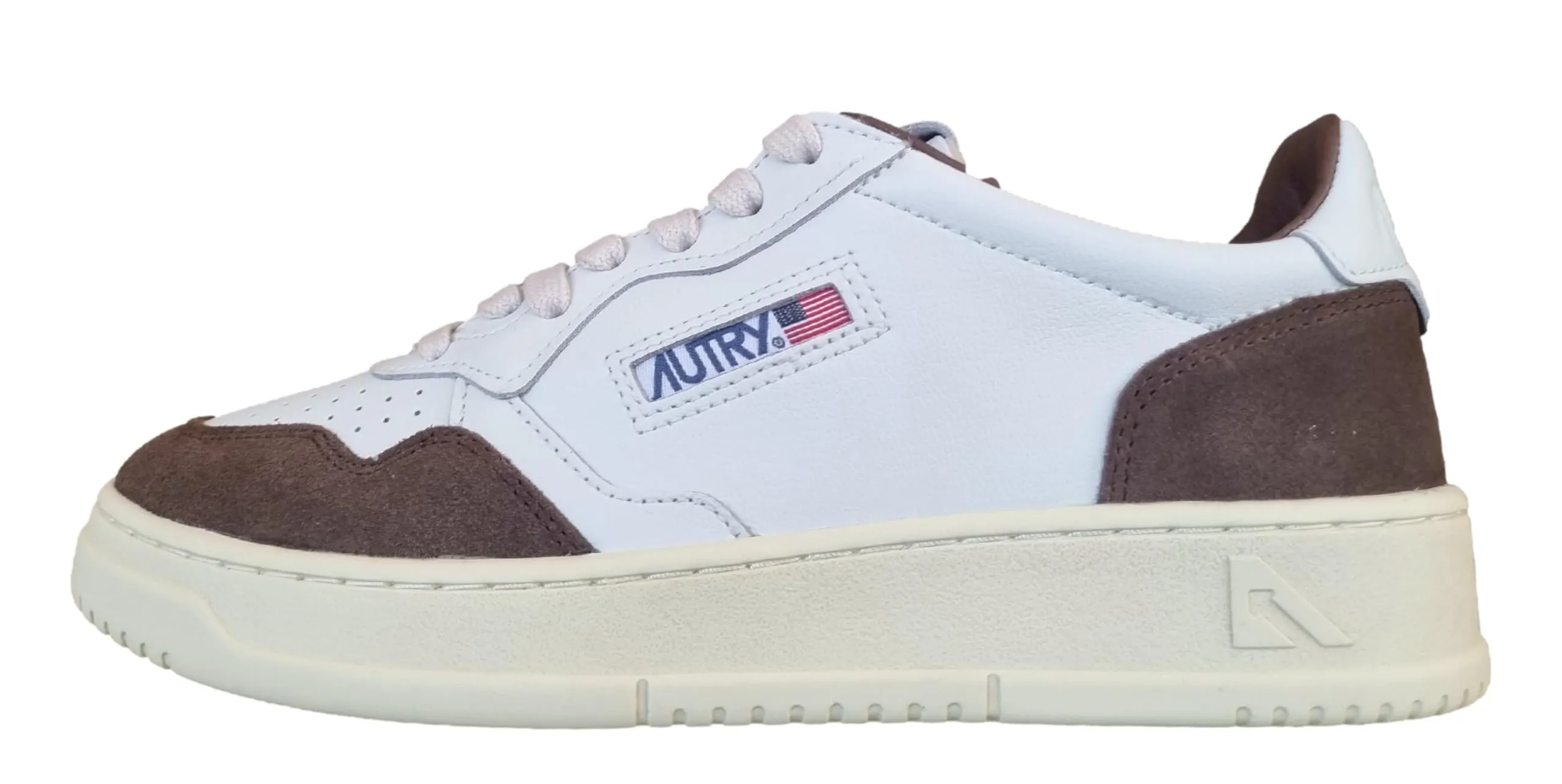 AUTRY Medalist Scarpe Sneakers da Uomo in Pelle e camoscio FT05 Bianco e tund (Sistema Taglie Calzature EU, Adulto, Numero, Media, 42)