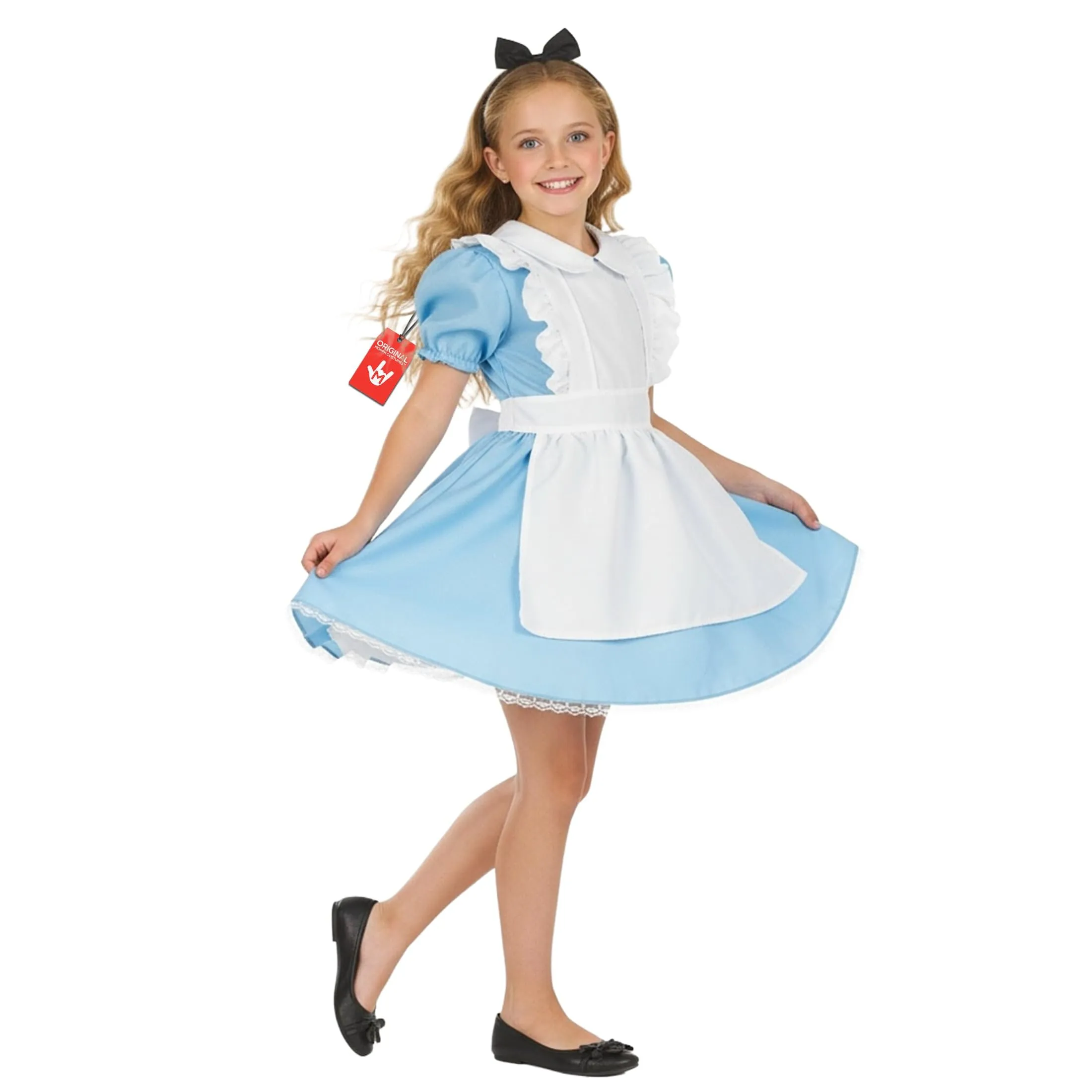 Fun Shack Costume Alice Bambina, Vestito Alice Bambina, Vestito Di Alice Meraviglie Bambina, Alice Nel Paese Costume Bambina, Abito Alice Bambina, Alice Costume Bambina, Costume Wonderland