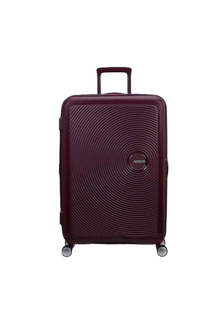American Tourister Soundbox, Trolley Espandibile 77 cm, Wild Cherry, 97/110 L, 4 Ruote Spinner, Serratura TSA