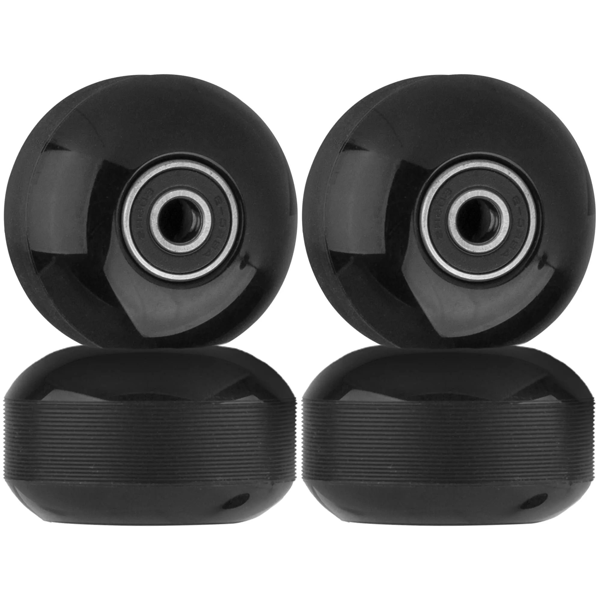 NONMON Ruote Skateboard 52mm 95A con Cuscinetti 608 RS ABEC-9 Montati, 4 Piezzi Ruote di Ricambio Set per Skateboard da Strada Professionale Trick Waveboard Snakeboard Pattini Roller Quad Skates