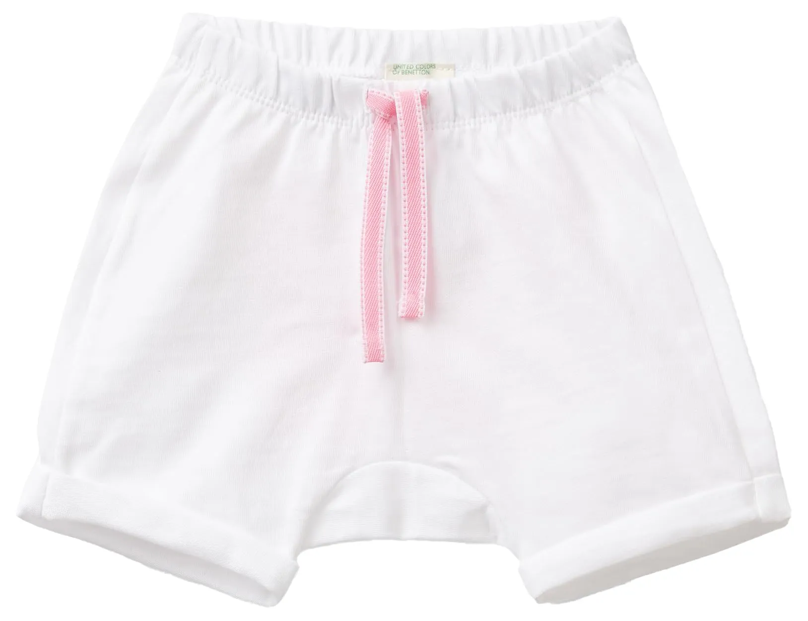 United Colors of Benetton Short 3MI5A900E Pantaloncini, Bianco, 50 cm Bimba