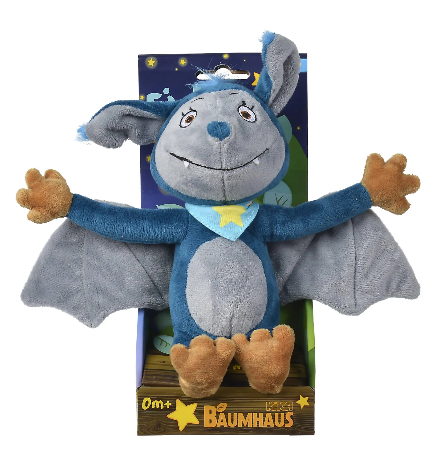 Simba Pipistrello Fidi Noto dalla casetta per Albero KiKA in Morbido Peluche, 25 cm / 0 Mesi +, 109221000