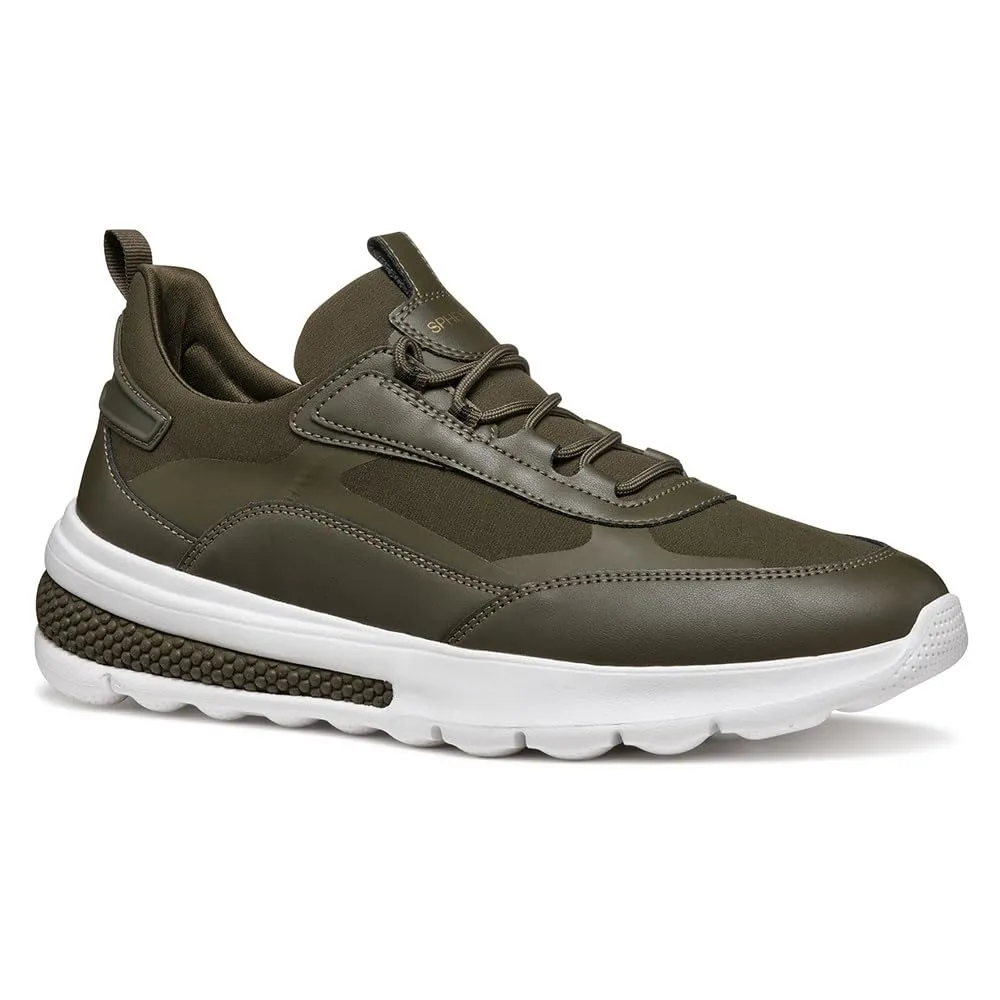 Geox U SPHERICA ACTIF D, Scarpe da Ginnastica Uomo, Military, 46 EU