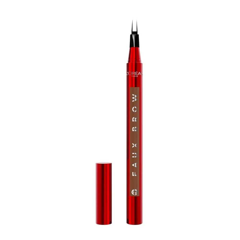 L'Oréal Paris Penna Sopracciglia, Per Sopracciglia Folte e Colorate, Tenuta Fino a 48H, Effetto Ultra Naturale, No Transfer, Infaillible Faux Brow, Tonalità: Dark Blonde, 1 g