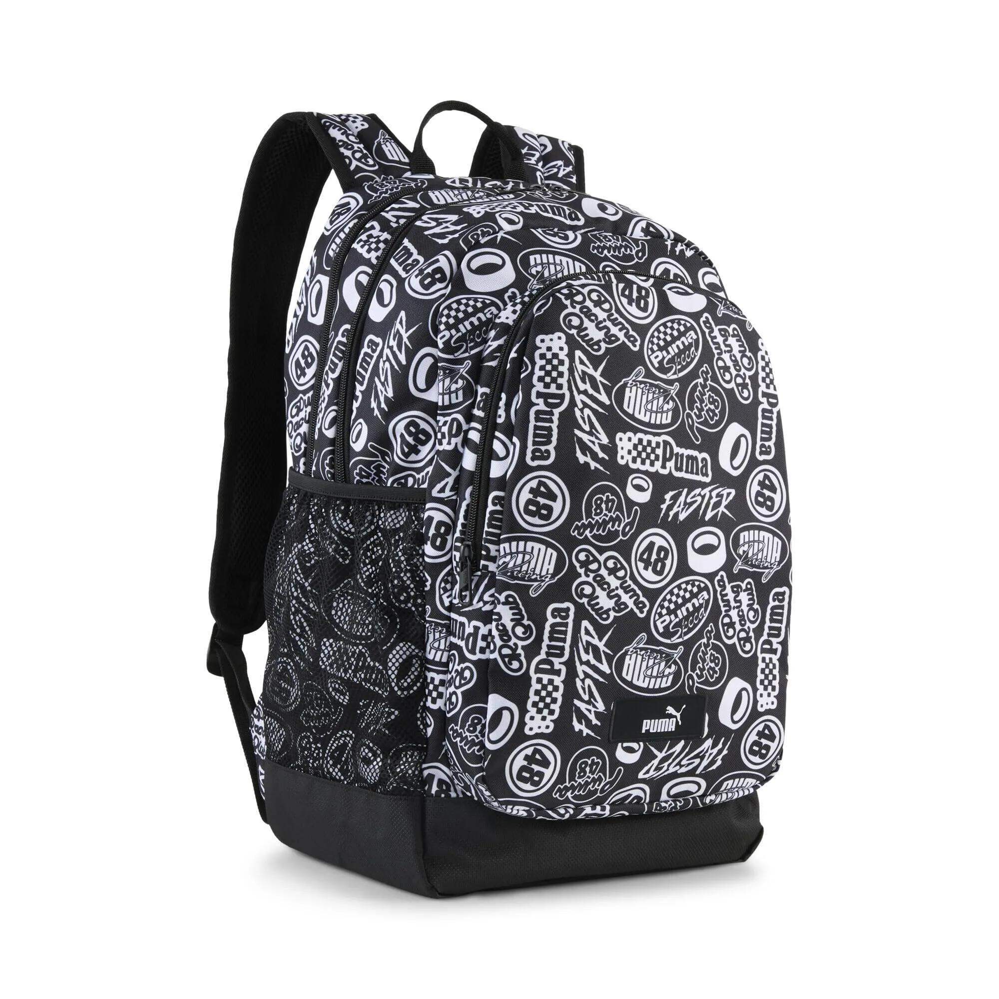 PUMA Zaino con Stampa Integrale Academy 29 L OneSize, Black Turbo AOP