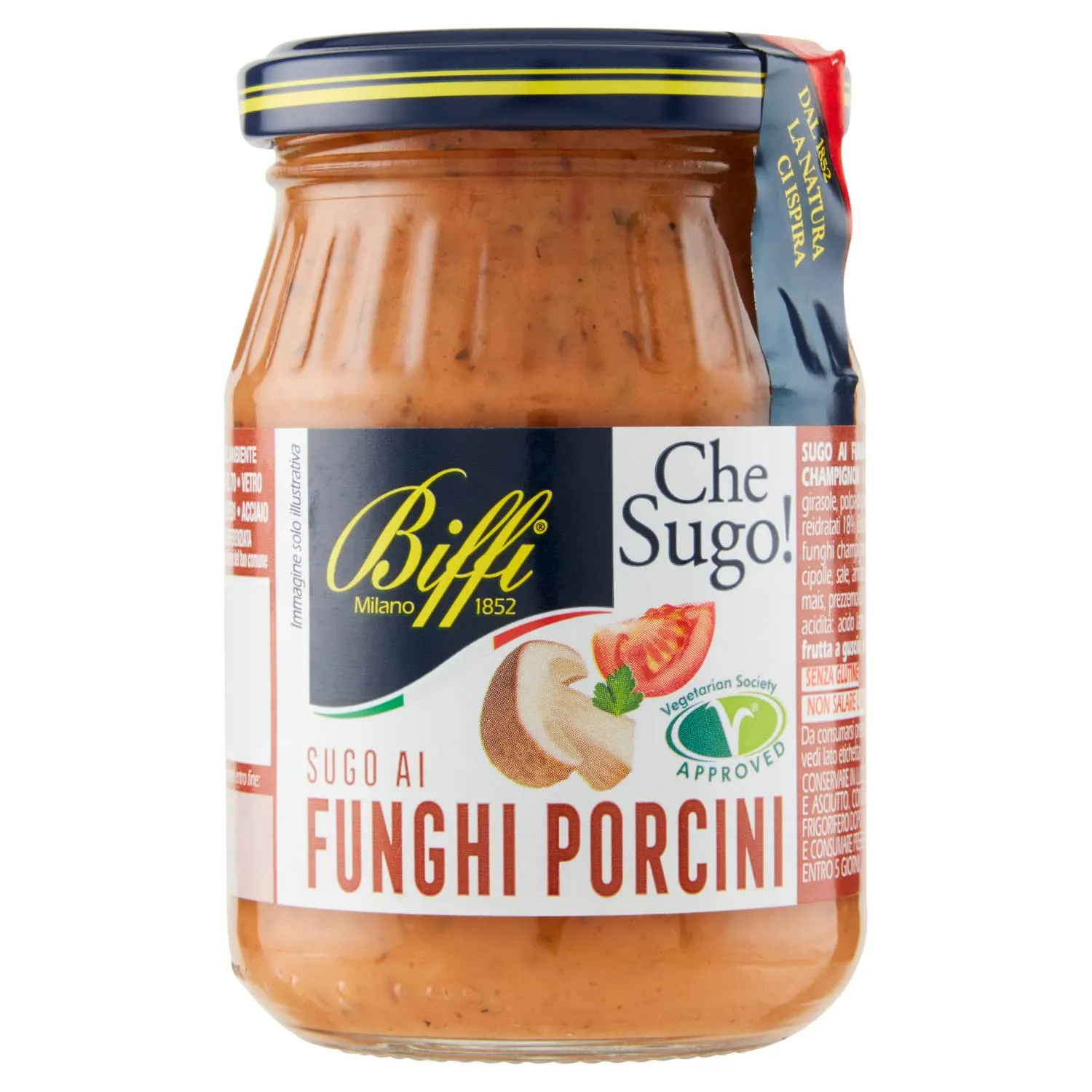 Biffi - Sugo ai Funghi Porcini -Multipack - 6 vasetti da 190 g
